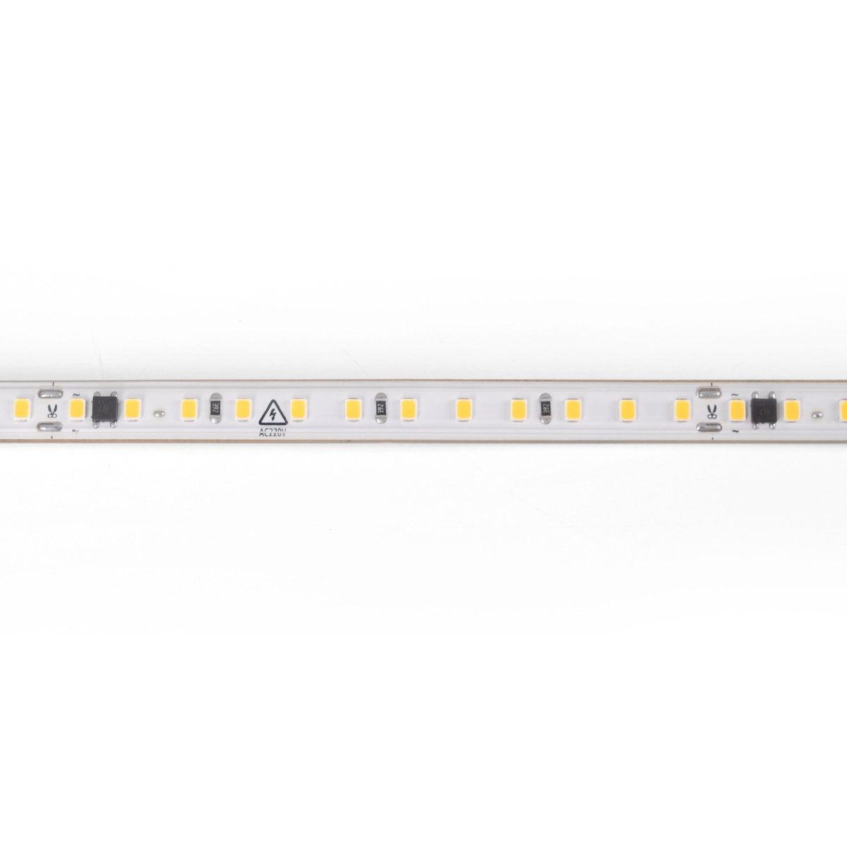 Tira LED 220V AC - Monocolor - 8W/m - 10mm - IP65 - 10 metros - 120ch/m - Barcelona Led-