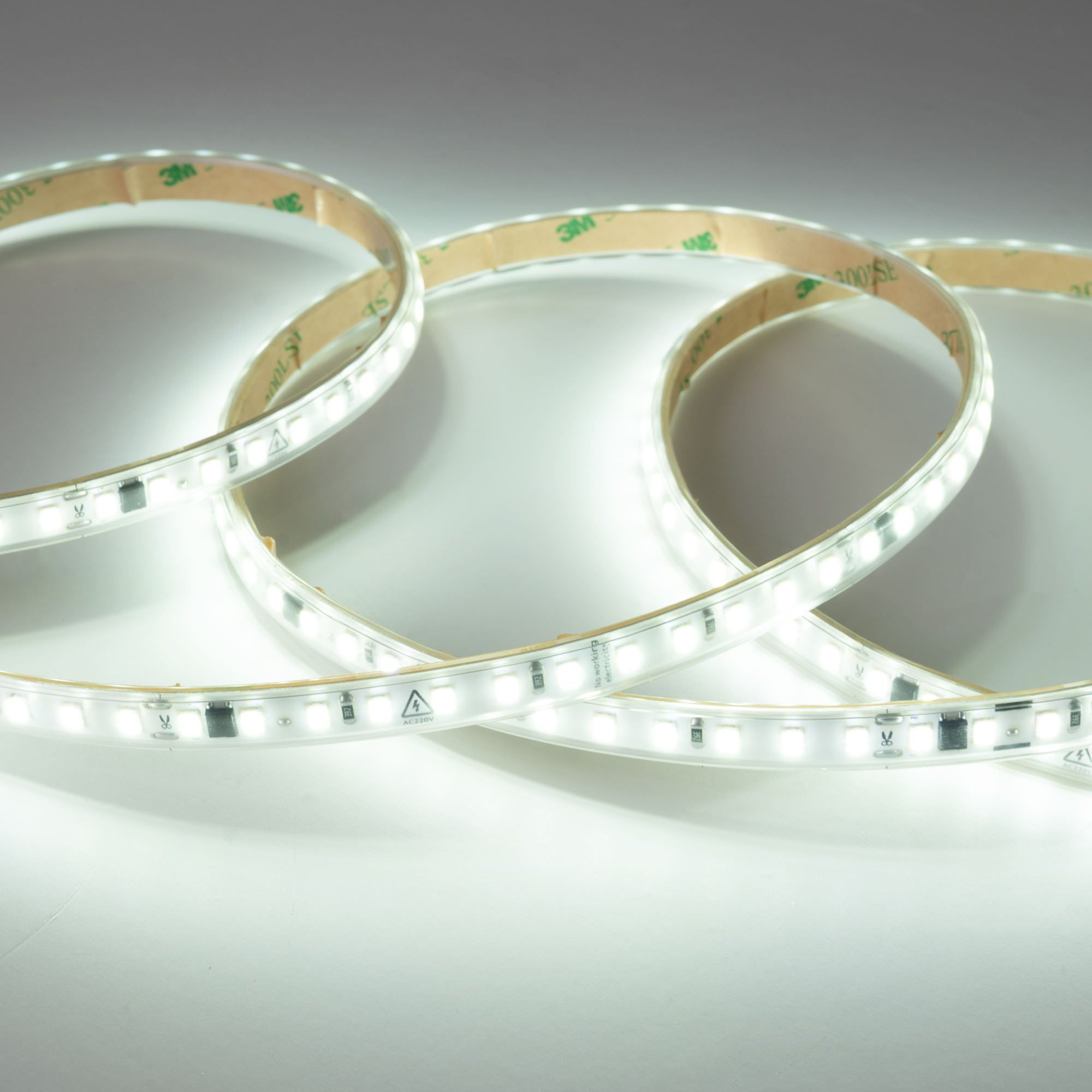 Tira LED 220V AC - Monocolor - 8W/m - 10mm - IP65 - 10 metros - 120ch/m (22)