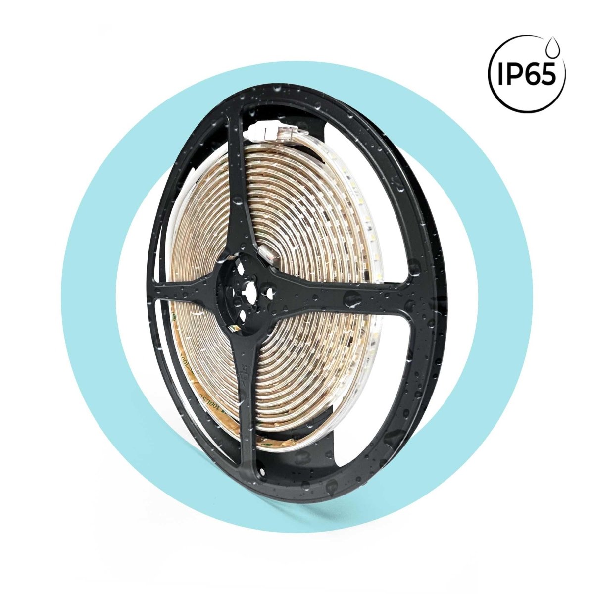 Tira LED 220V AC - Monocolor - 8W/m - 10mm - IP65 - 5 metros - 120ch/m - Barcelona Led-