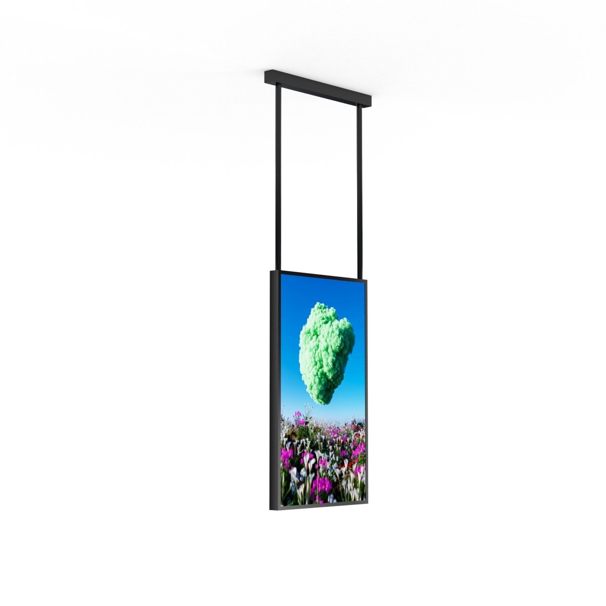 Display LCD FULL HD 43" para Escaparates con Soporte de techo - Alto Brillo 2500 NITS - Android - Barcelona Led-Signage
