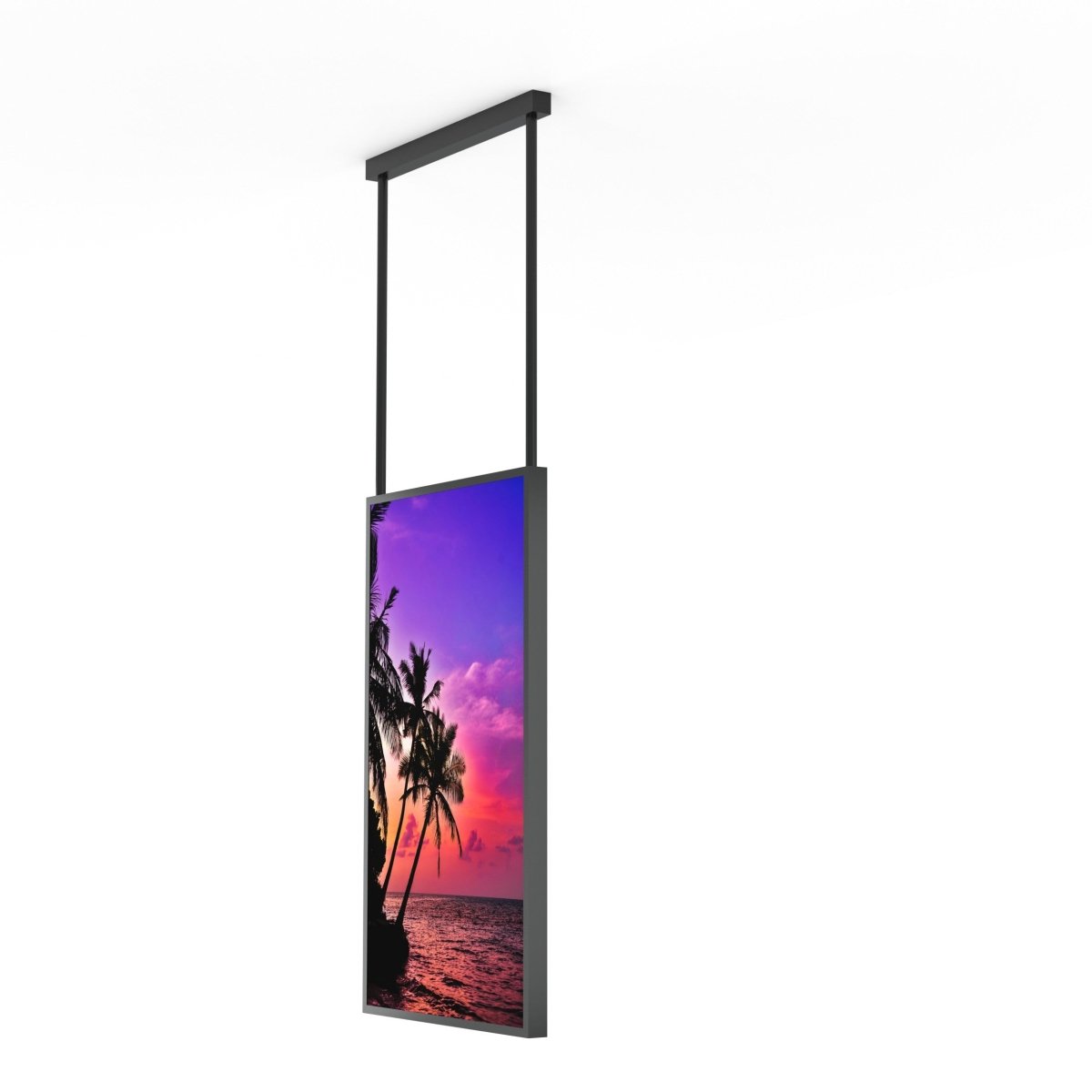 Display LCD FULL HD 55" para Escaparates con Soporte de techo - Alto Brillo 2500 NITS - Android - Barcelona Led-Signage
