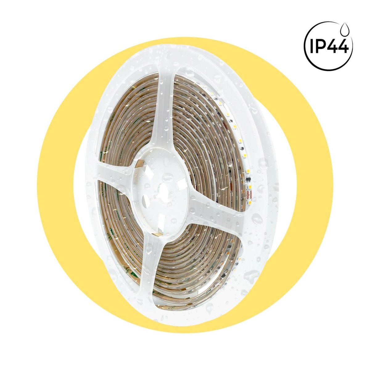 Tira LED 220V AC - Monocolor - 8W/m - 6.5mm - IP44 - 5 metros - 120ch/m - Barcelona Led-