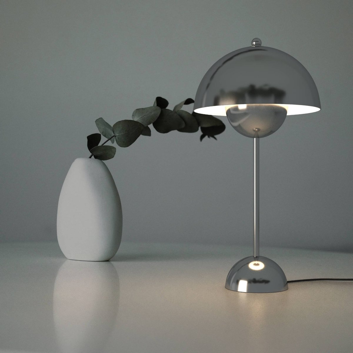 Lámpara de mesa diseño vintage "Floralis" - E27 (29)