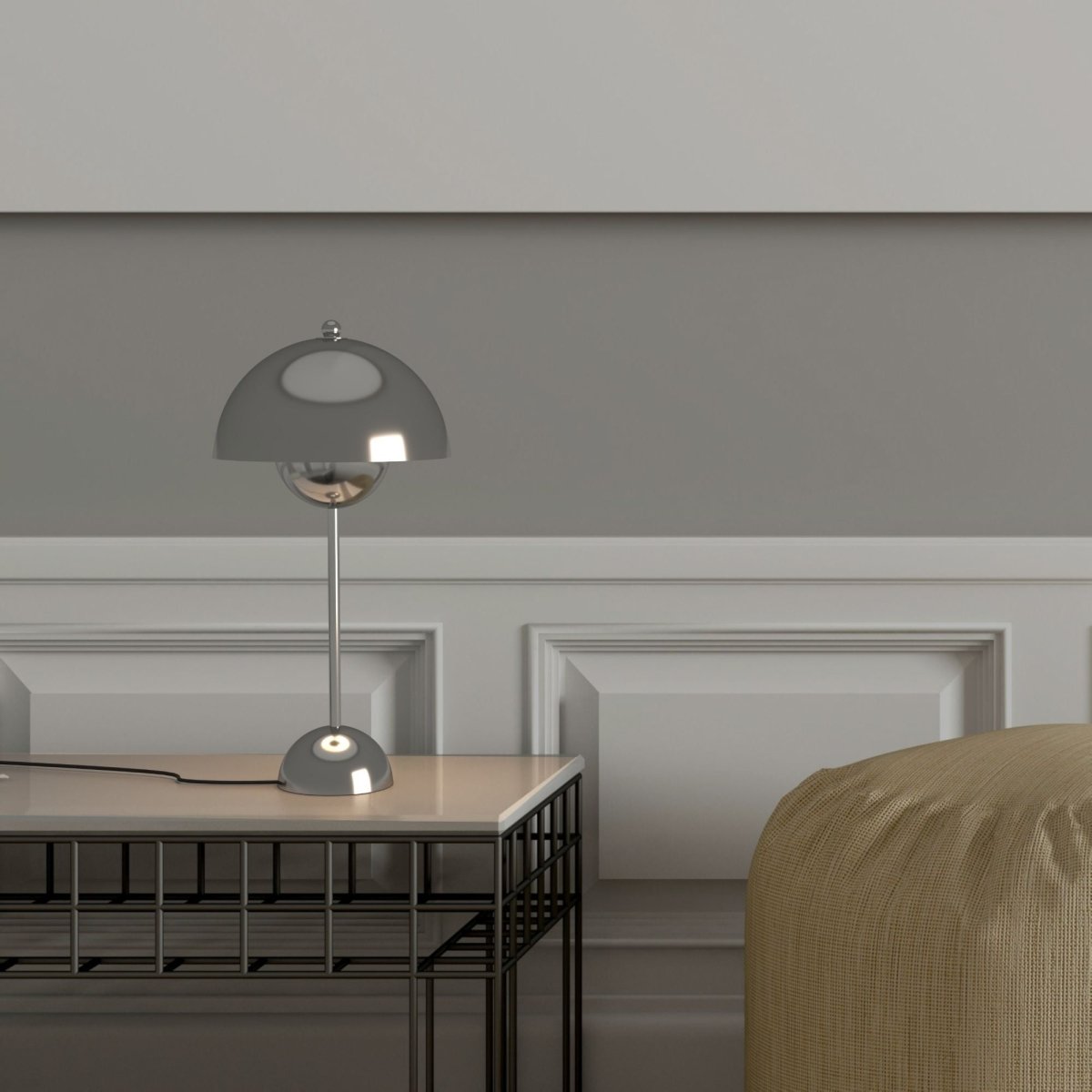 Lámpara de mesa diseño vintage "Floralis" - E27 (31)