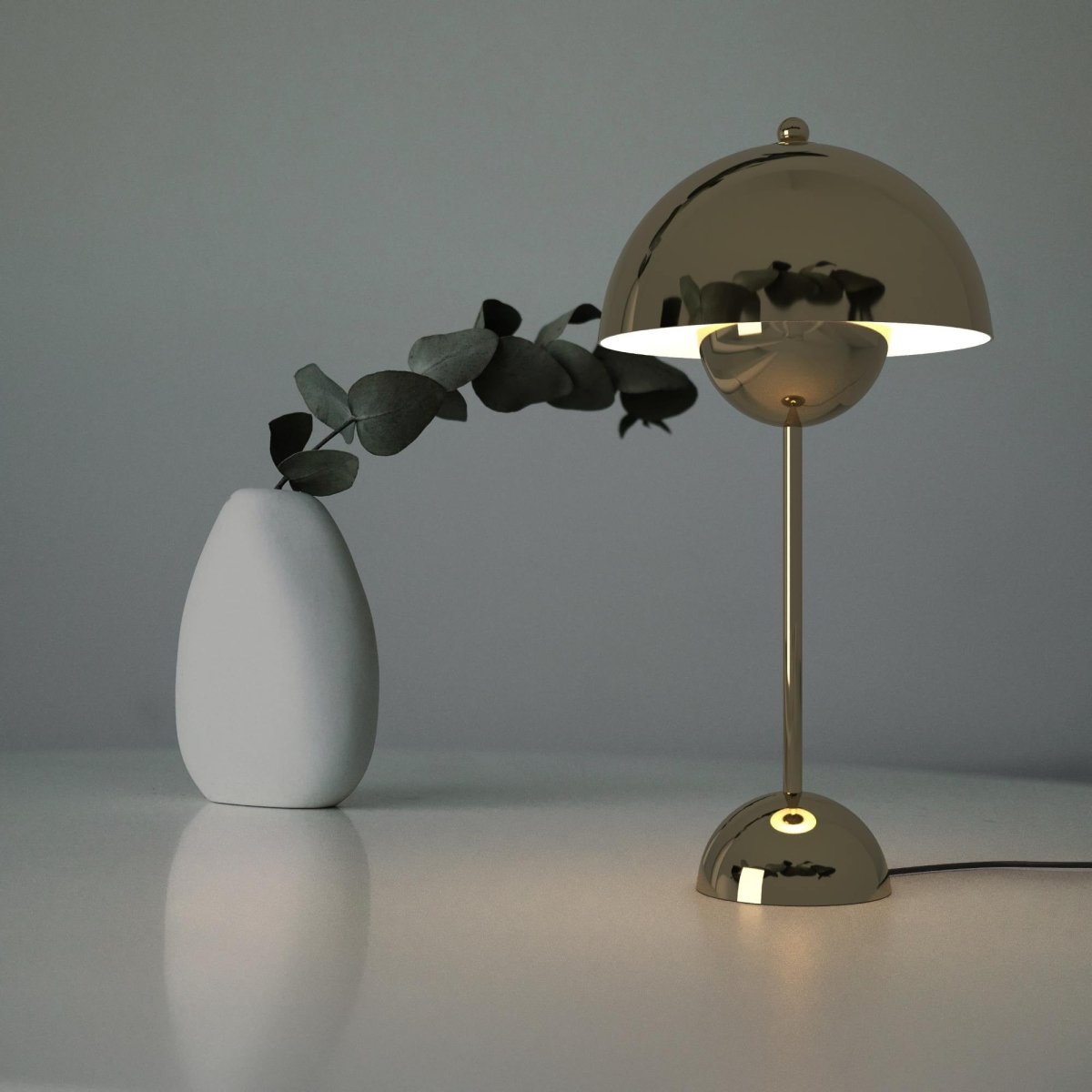 Lámpara de mesa diseño vintage "Floralis" - E27 (48)