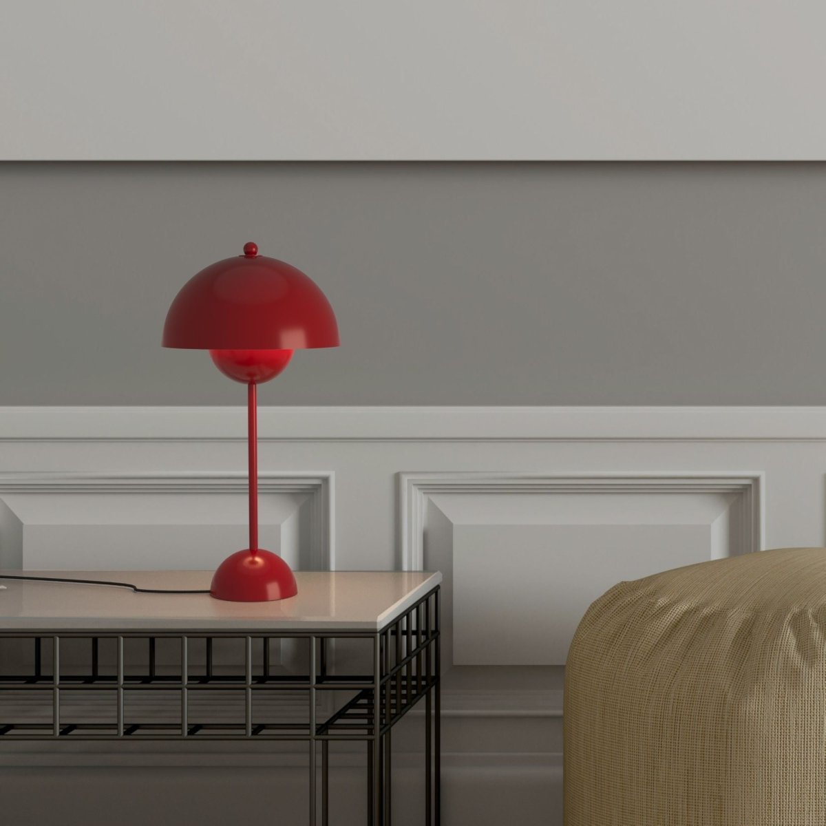 Lámpara de mesa diseño vintage "Floralis" - E27 (15)