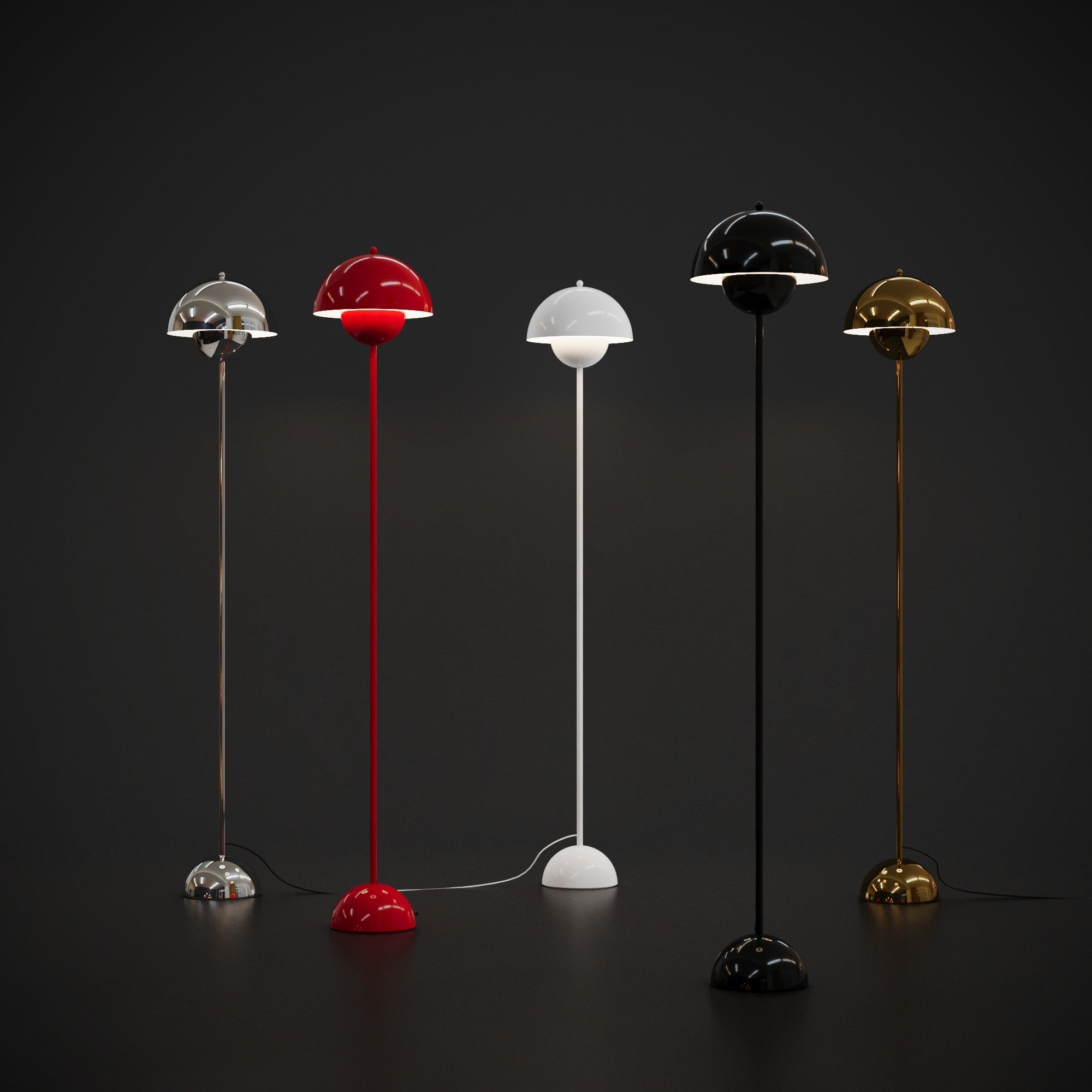 Lámpara de pie diseño vintage "Mia" - E27 (69)