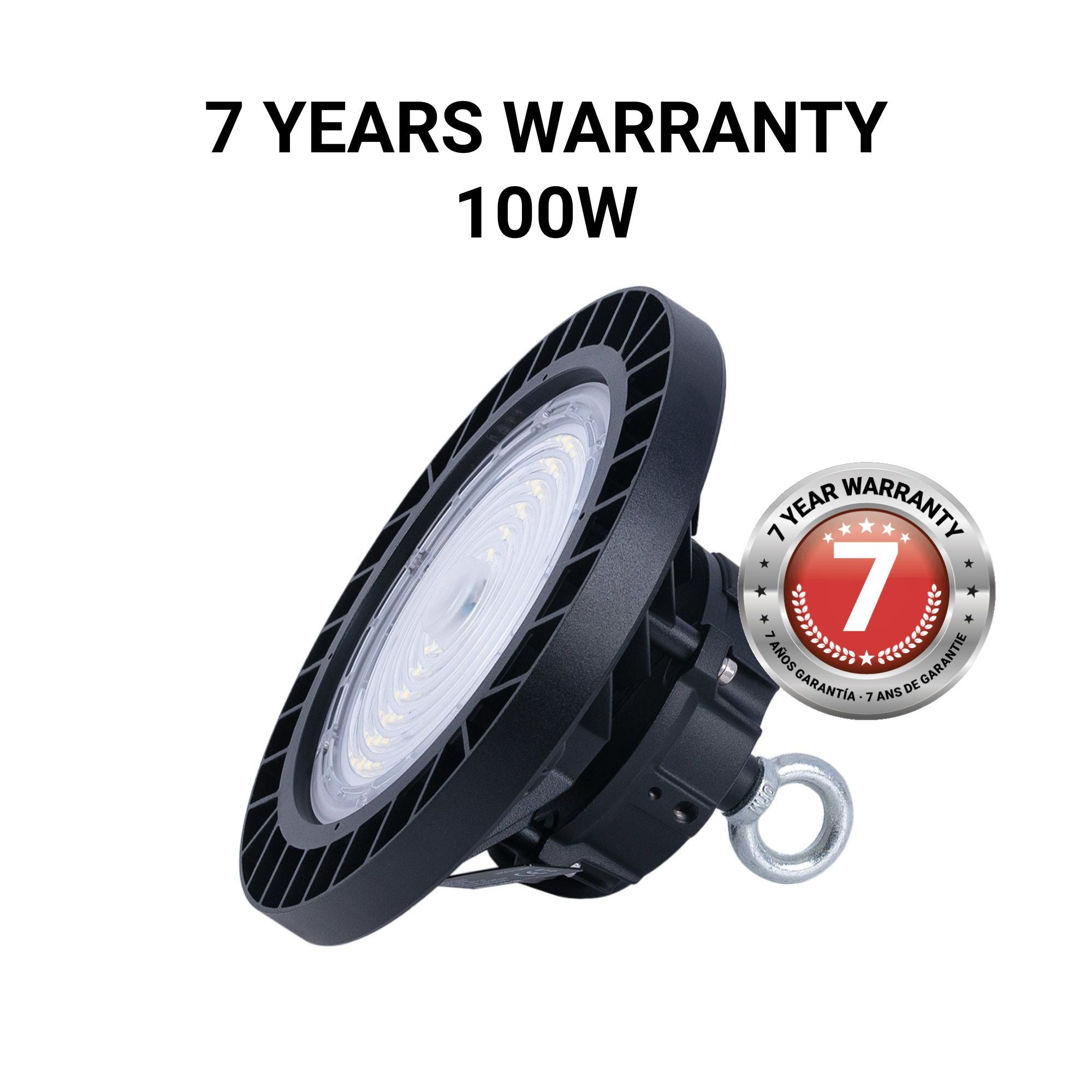 Campana LED industrial - 100W - PHILIPS Lumileds - Driver LIFUD - 5000K - IP65 - 7 años garantía