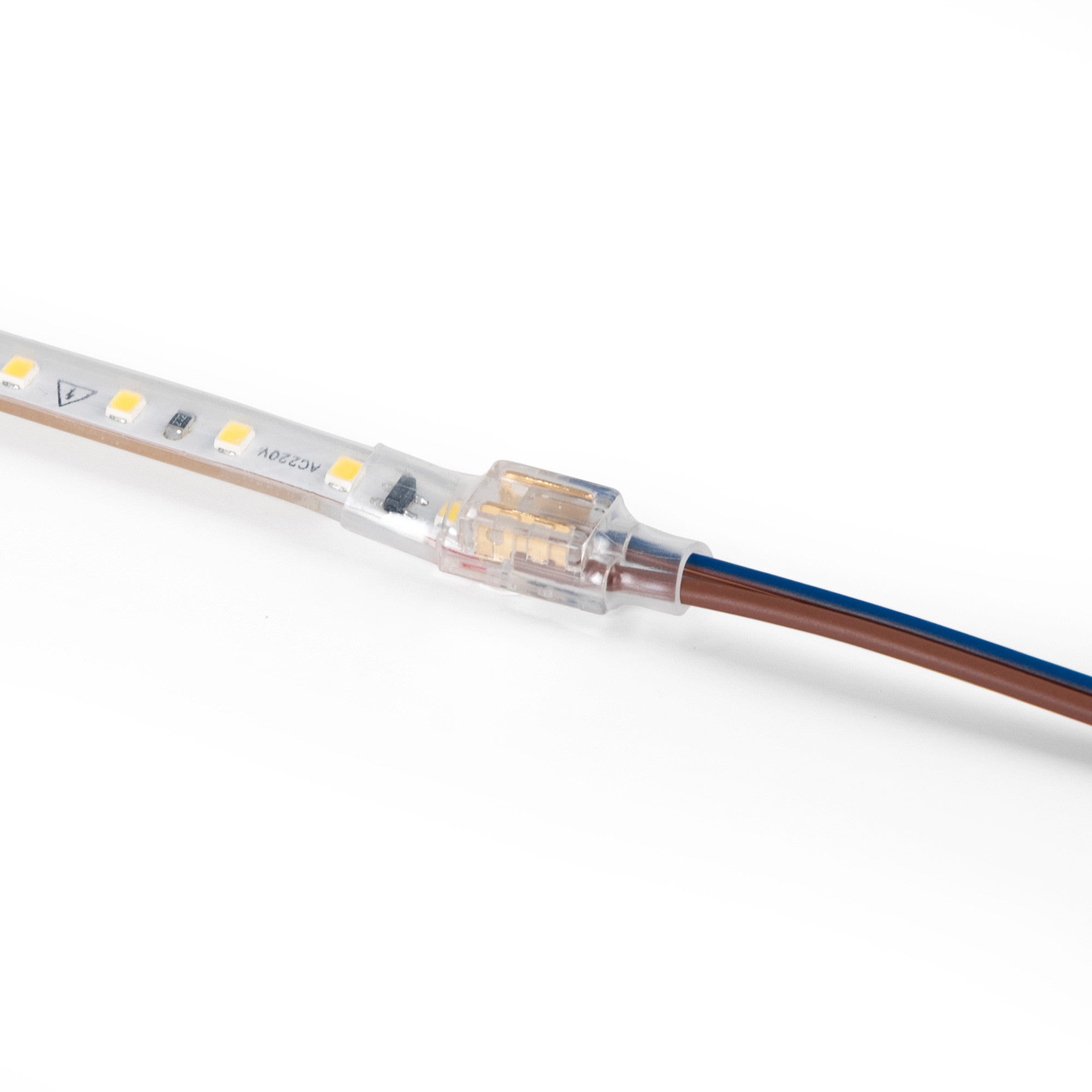 Conector de inicio + Tapón final para tira LED - 6,5mm - IP44 (1)