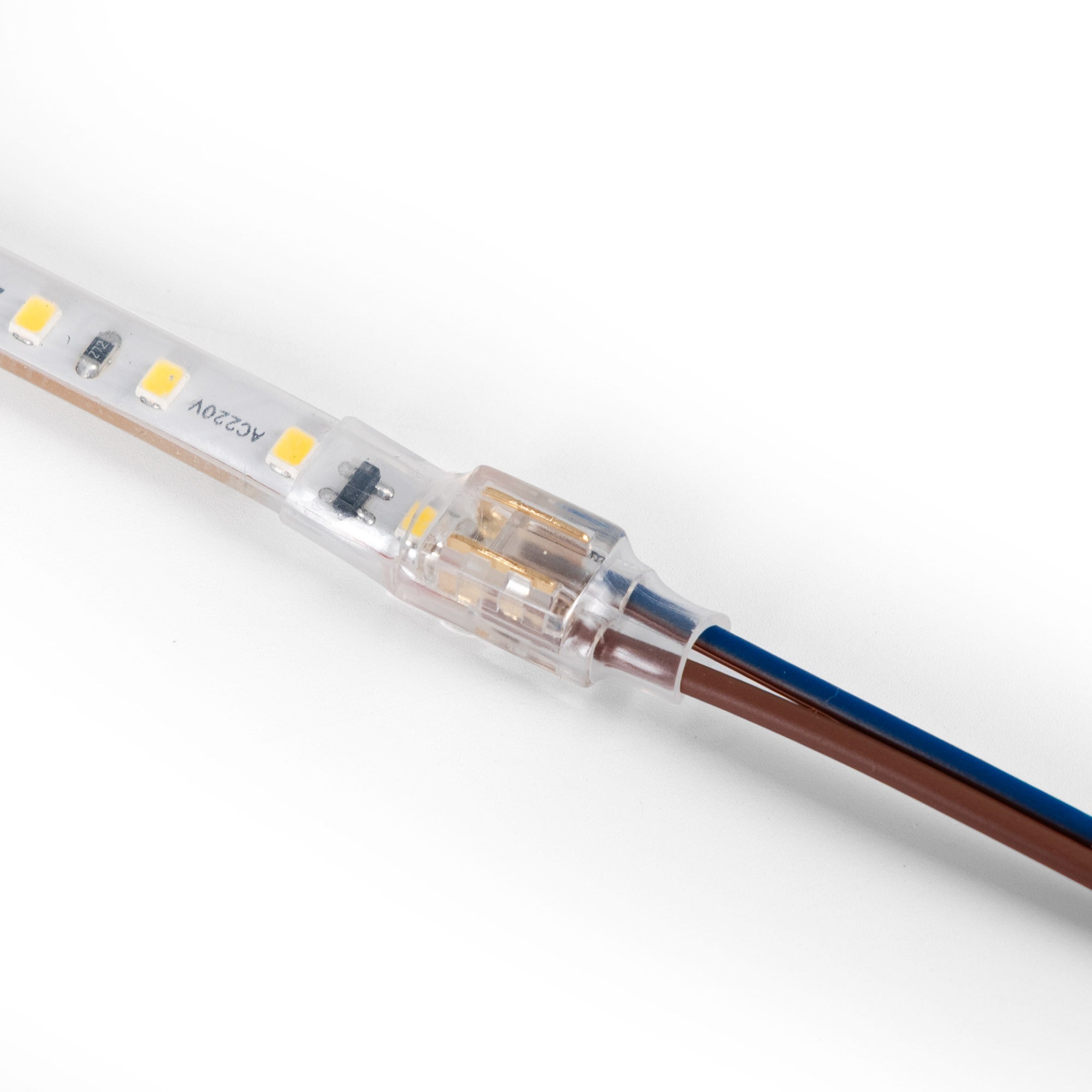 Conector de inicio + Tapón final para tira LED - 6,5mm - IP44 (2)