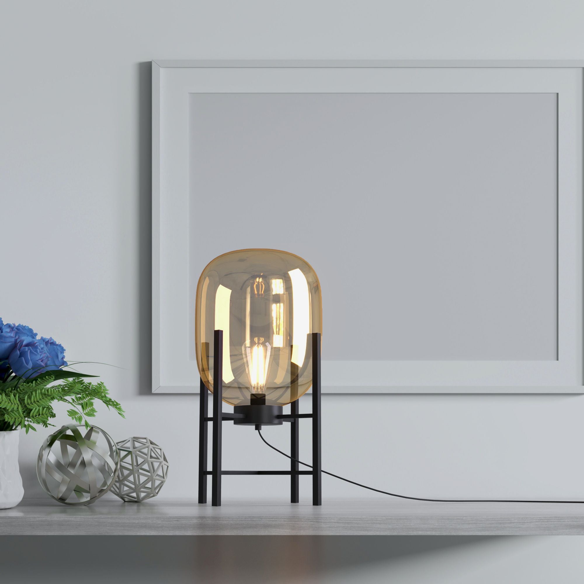 Lámpara de mesa o de pie "SMALL CRAFTY" - E27 (12)