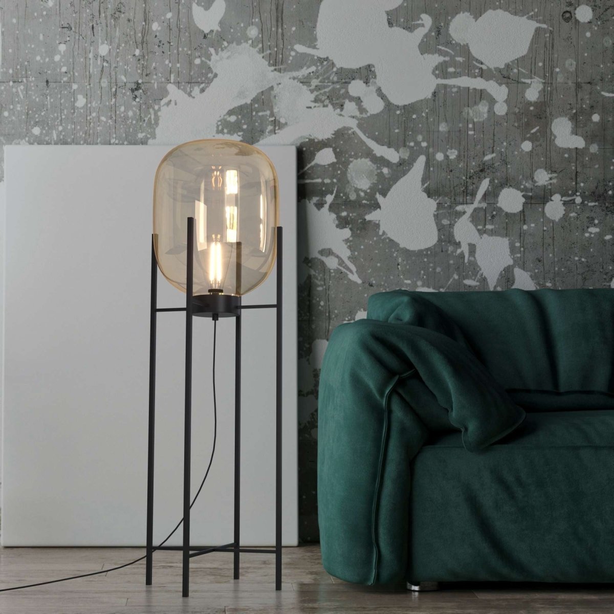 Lámpara de pie de diseño "BIG CRAFTY" - E27 - Barcelona Led-Decoración