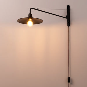 Aplique de pared orientable "PETTI" con cable y enchufe - E27 (9)