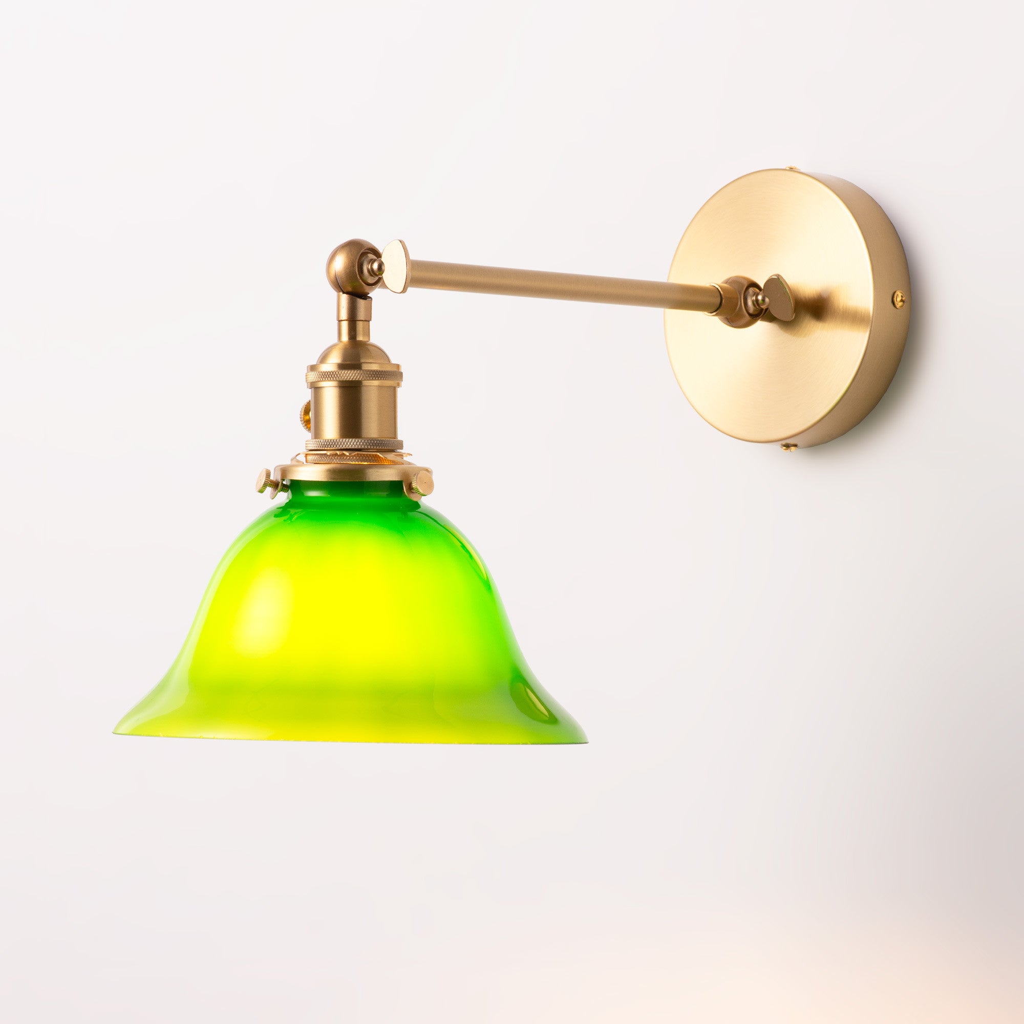 Aplique de pared "BANQUI" - Verde - E27 (2)