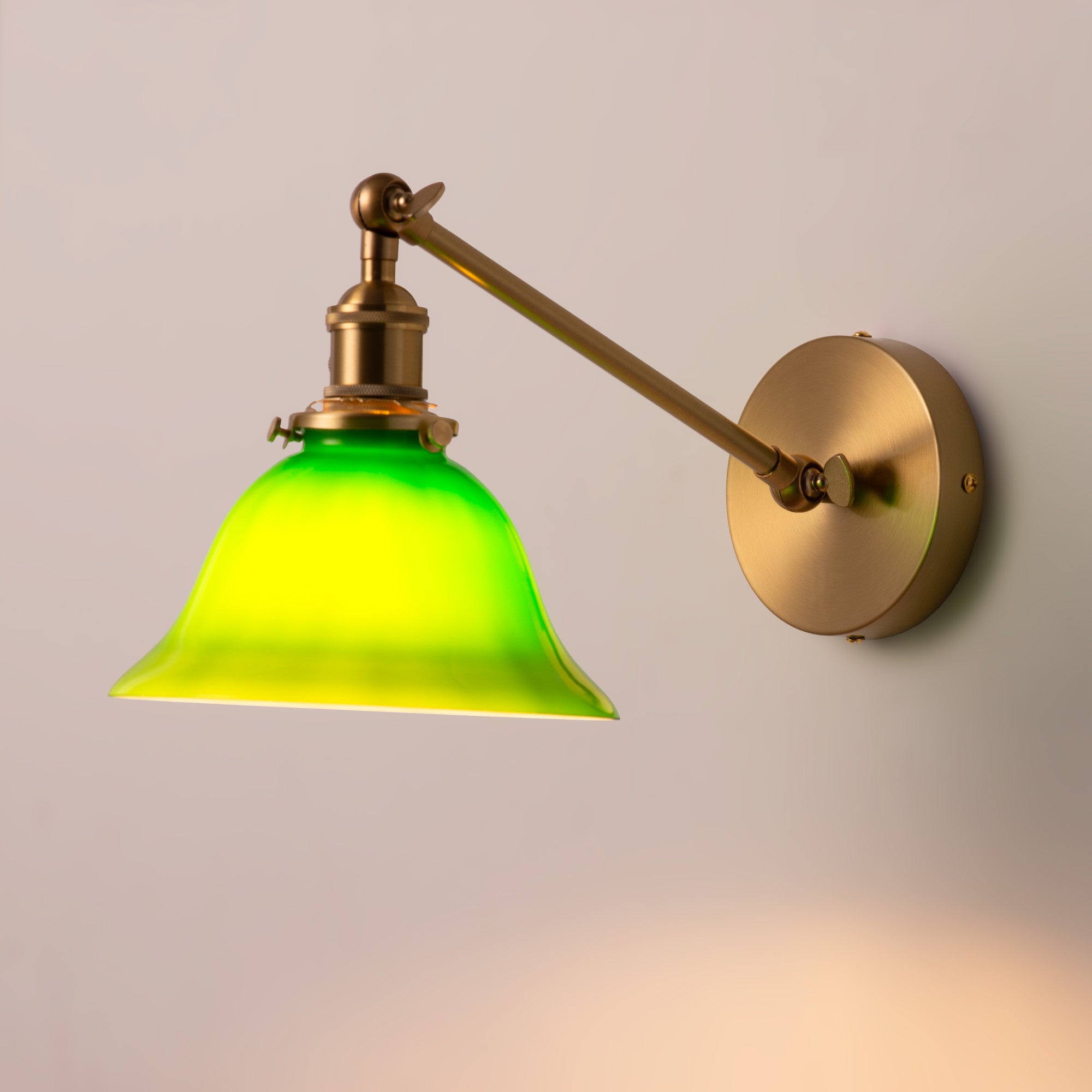 Aplique de pared "BANQUI" - Verde - E27 (7)