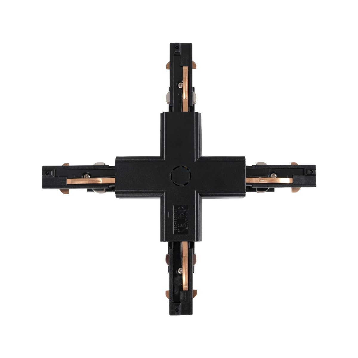 Unión en X para carril trifásico de superficie - Compatible con DALI - Barcelona Led-Accesorios