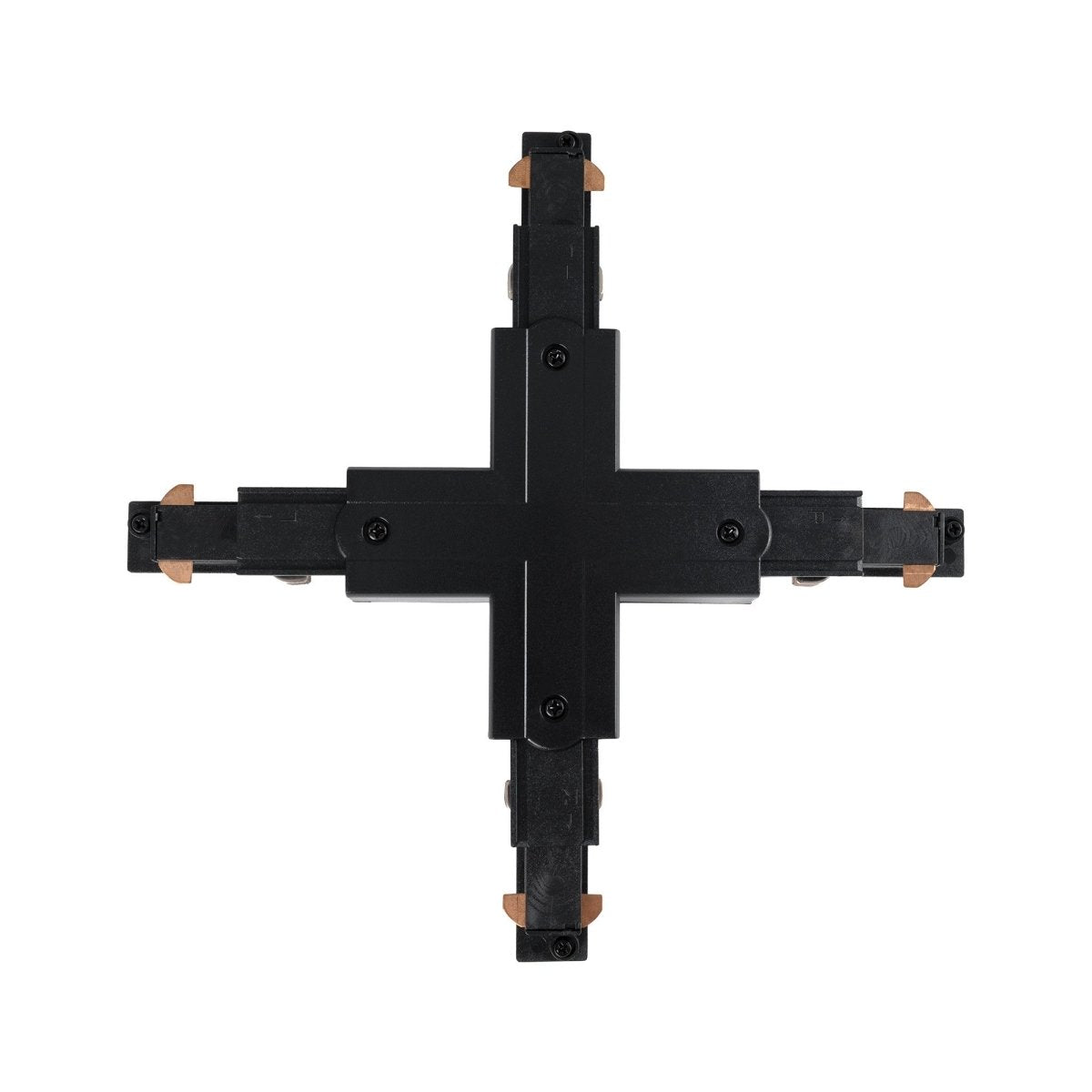 Unión en X para carril trifásico de superficie - Compatible con DALI - Barcelona Led-Accesorios