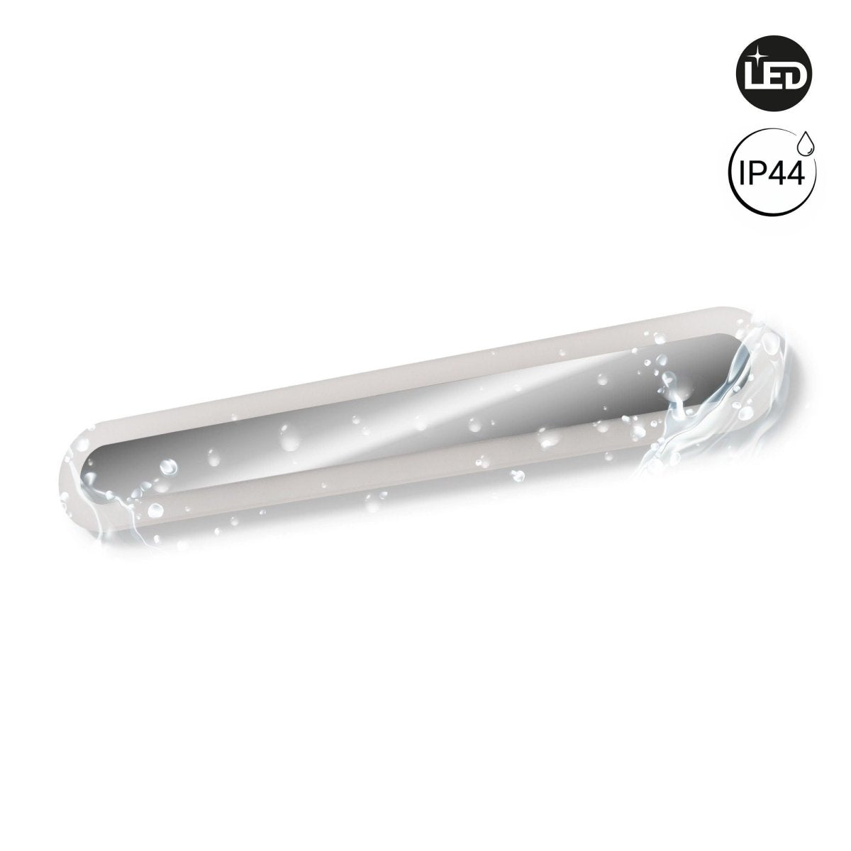 Aplique de pared para baño - 10W - 60 cm - 4000K - Barcelona Led-Decoración