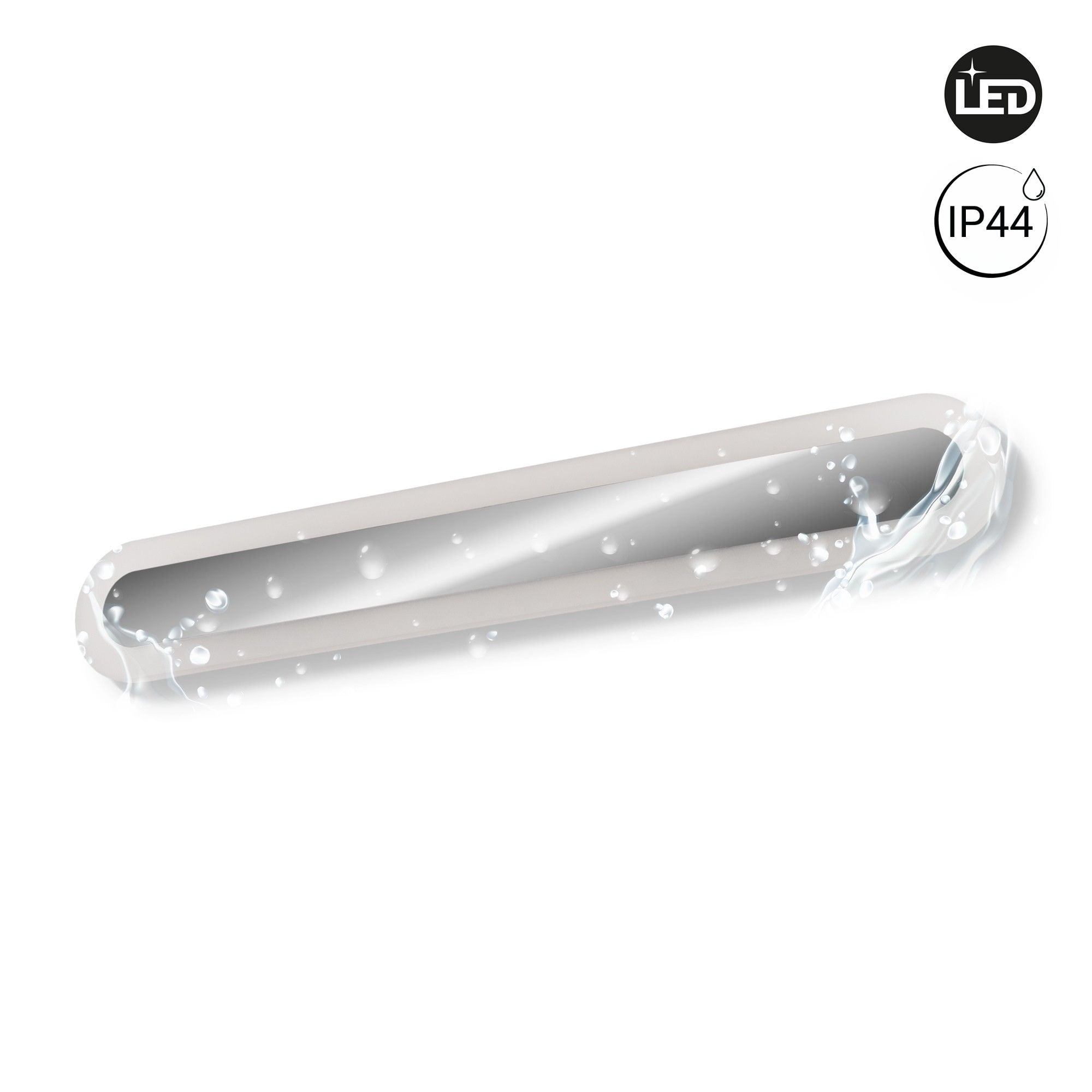 Aplique de pared para baño - 10W - 60 cm - 4000K