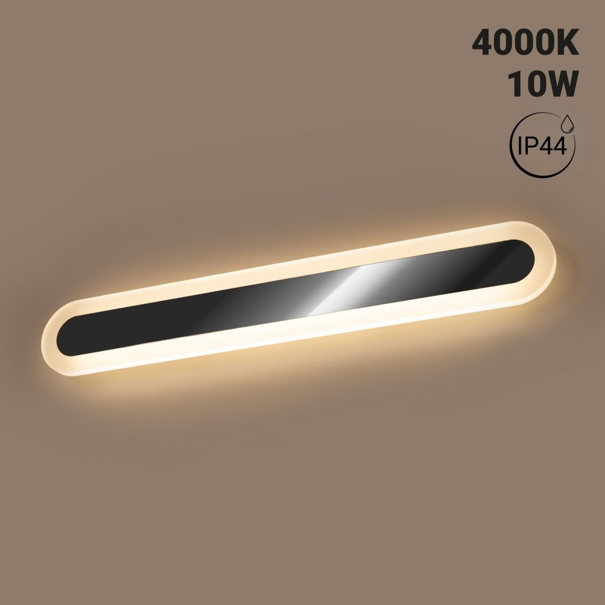 Aplique de pared para baño - 10W - 60 cm - 4000K - Barcelona Led-Decoración