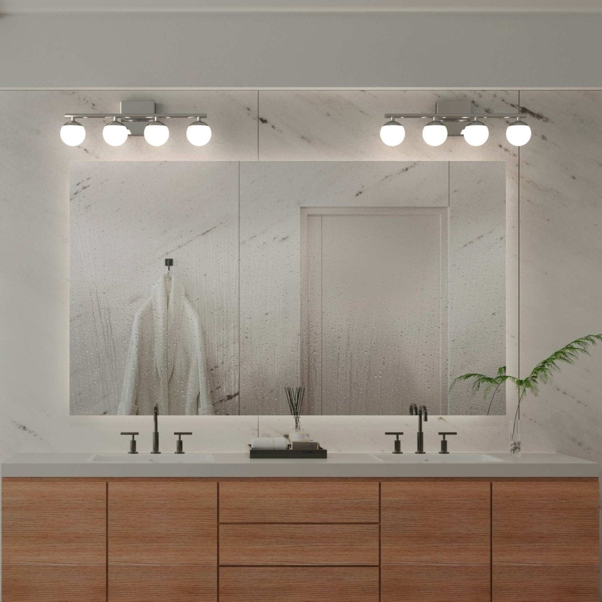 Aplique LED para baño - Esferas - 12W - 4000K - Barcelona Led-Decoración