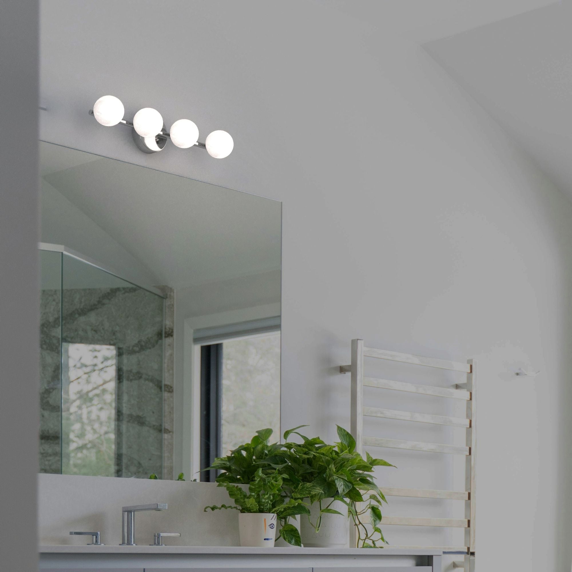 Aplique LED para baño - Esferas frontales - 12W - 4000K (2)