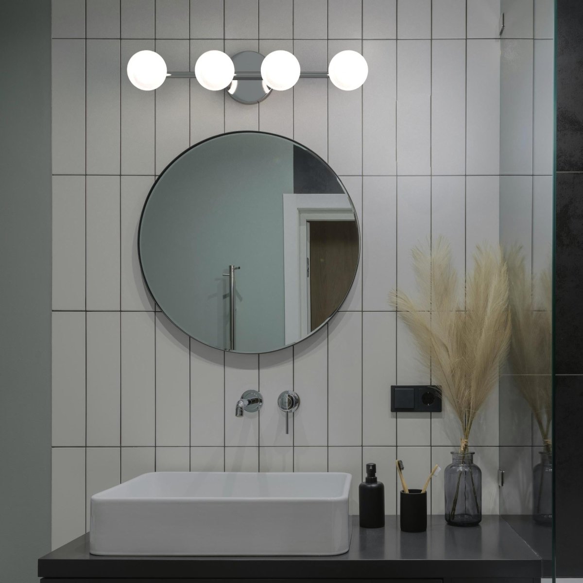 Aplique LED para baño - Esferas frontales - 12W - 4000K - Barcelona Led-Decoración