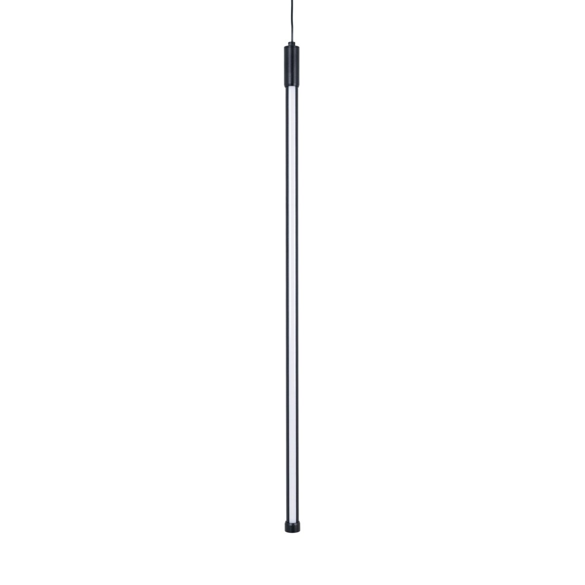 Lámpara colgante LED vertical para carril magnético - 48V - 12W - 2800K - Negra - Barcelona Led-