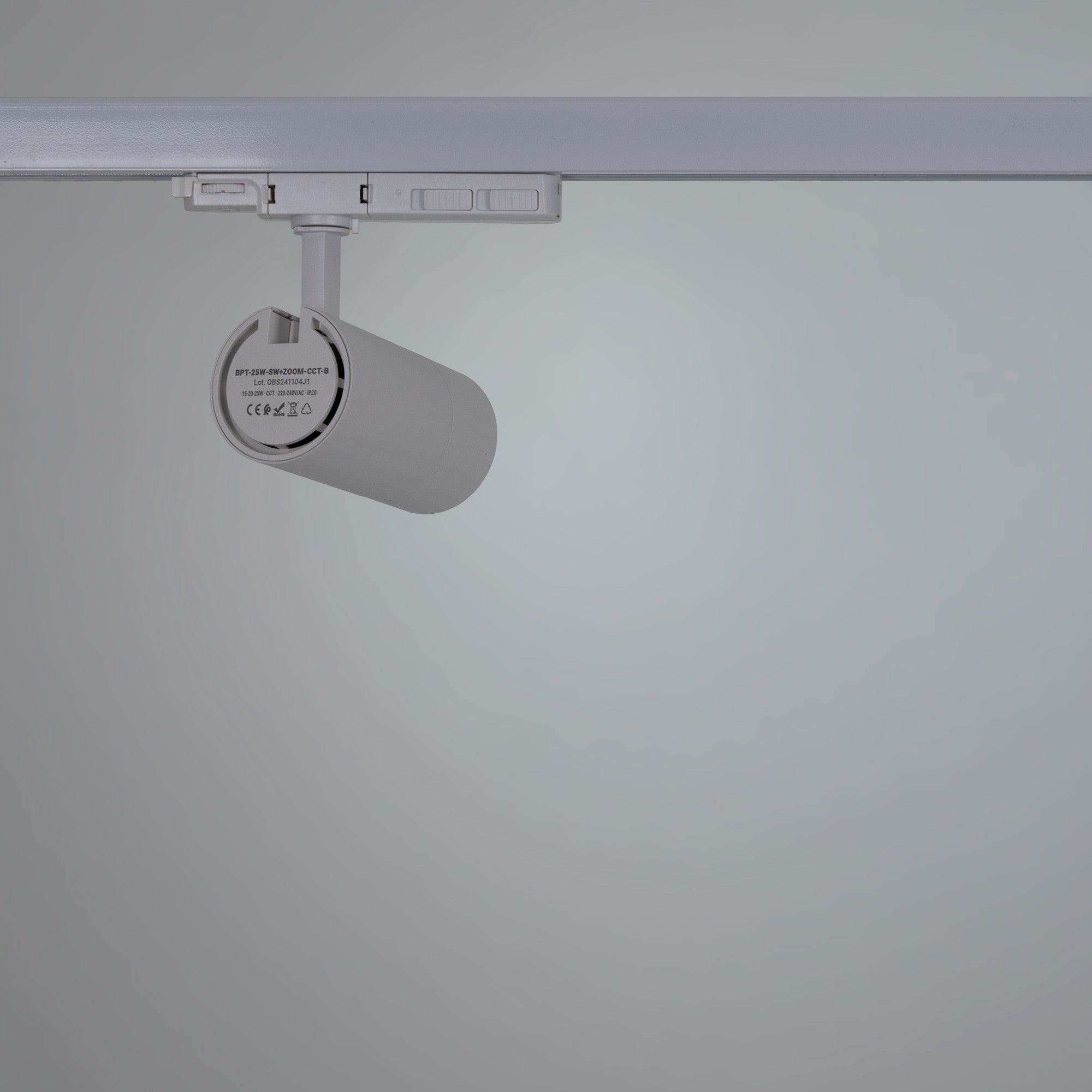 Proyector LED para carril trifásico - Potencia ajustable + ZOOM: 15W/20W/25W - CCT (16)