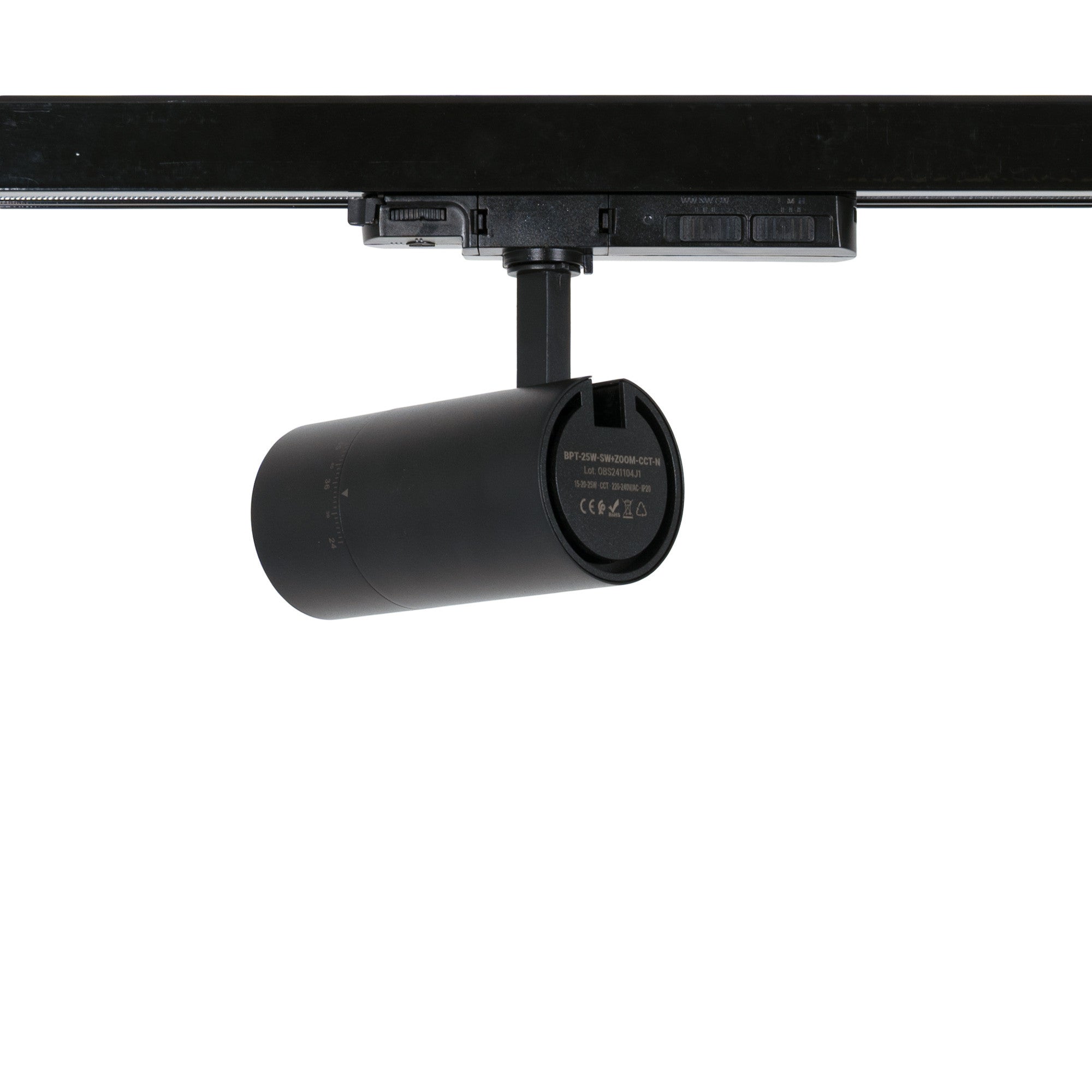 Proyector LED para carril trifásico - Potencia ajustable + ZOOM: 15W/20W/25W - CCT (33)