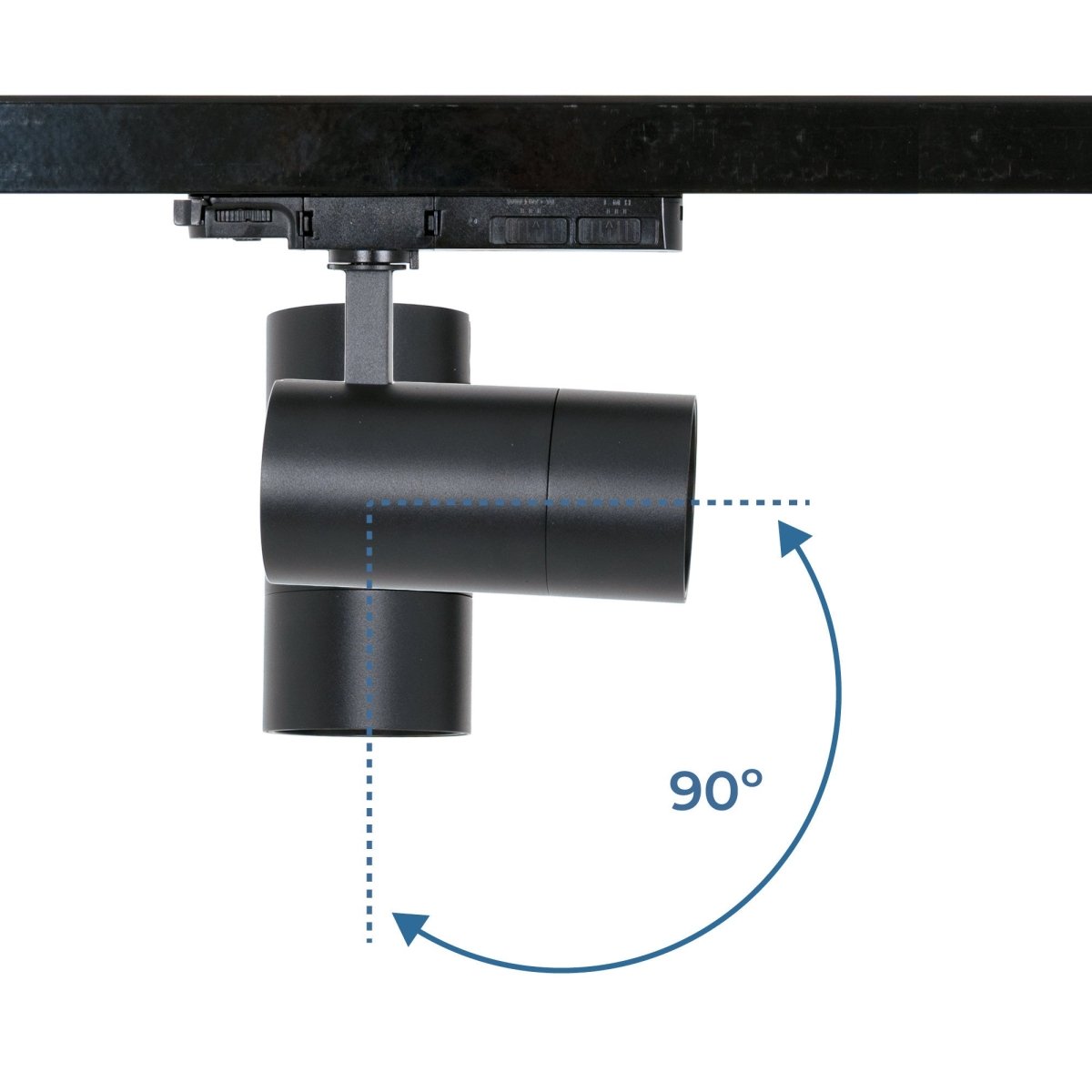 Proyector LED para carril trifásico - Potencia ajustable + ZOOM: 15W/20W/25W - CCT - Barcelona Led-