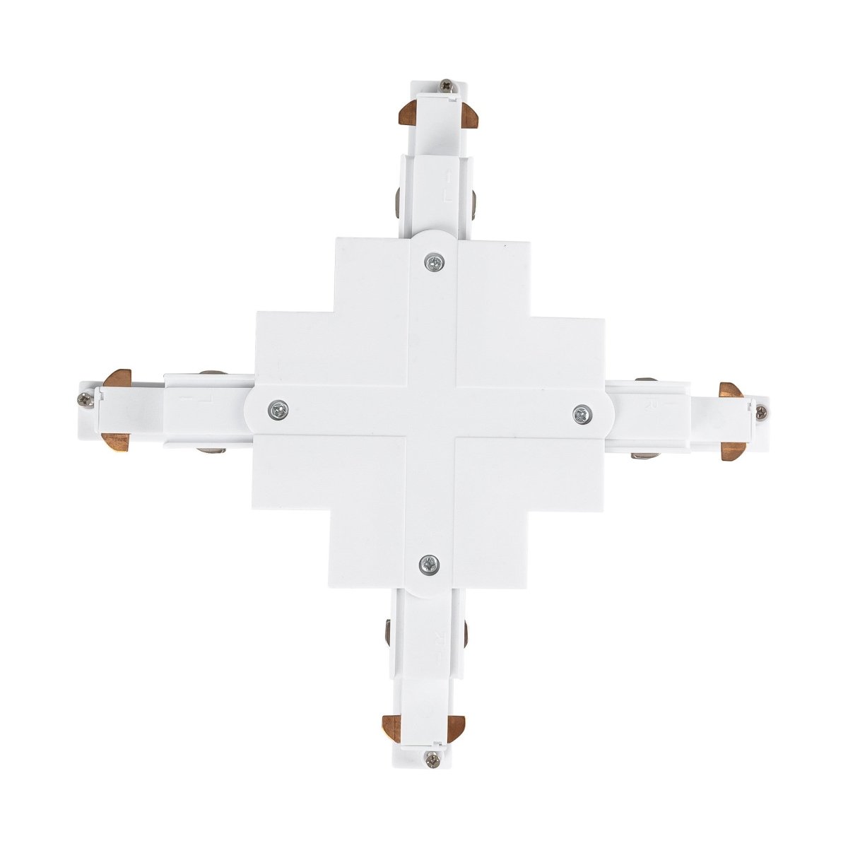 Unión en X para carril trifásico empotrable - Compatible con DALI - Barcelona Led-Accesorios