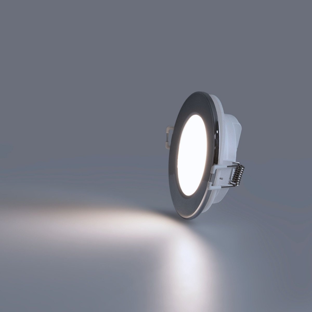 Kit Downlight LED exterior 5W - IP65 - Aro intercambiable - TRIAC regulable - Corte Ø68mm - Barcelona Led-