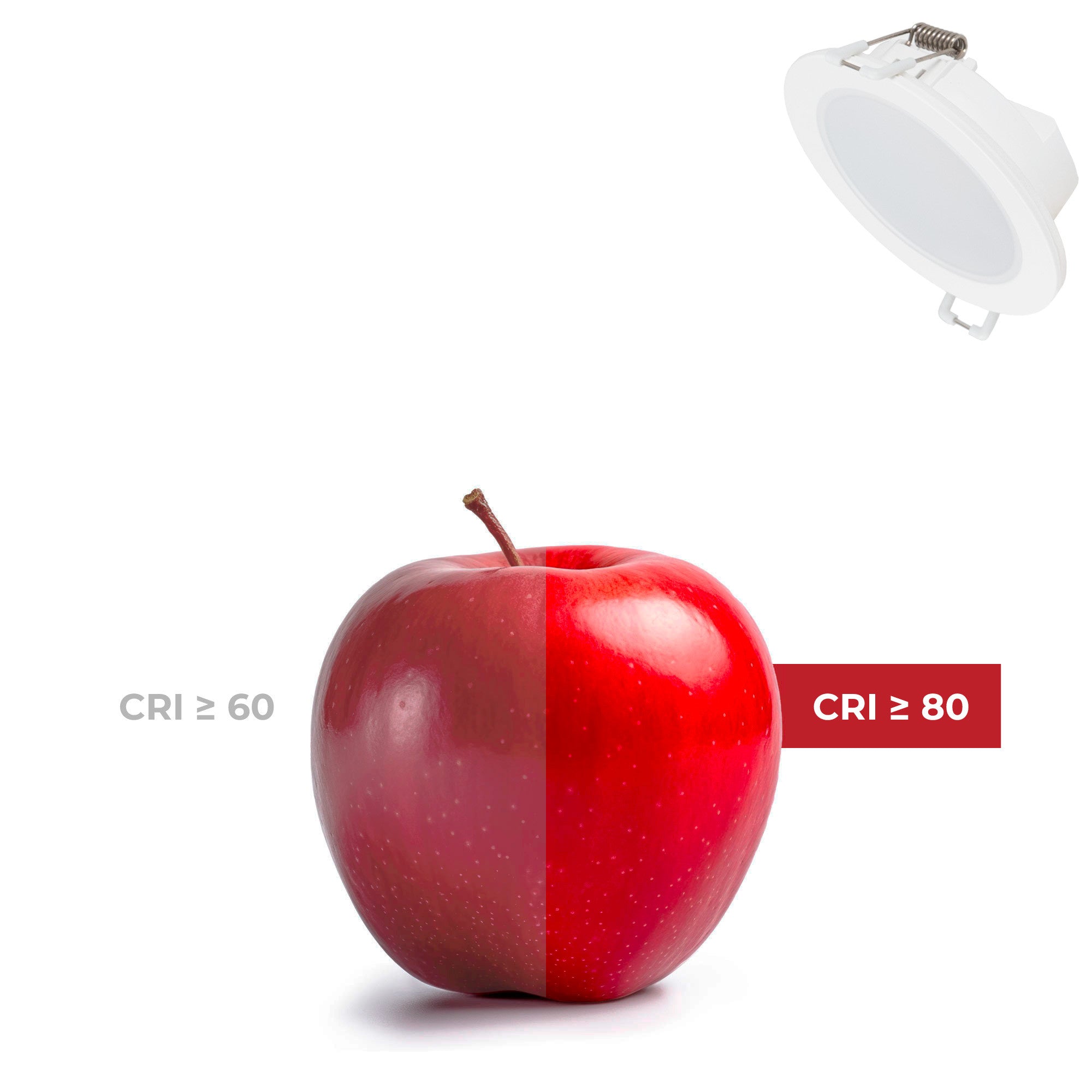 Downlight LED exterior 5W  - IP65 - TRIAC regulable - Aro intercambiable - Corte Ø68mm (25)