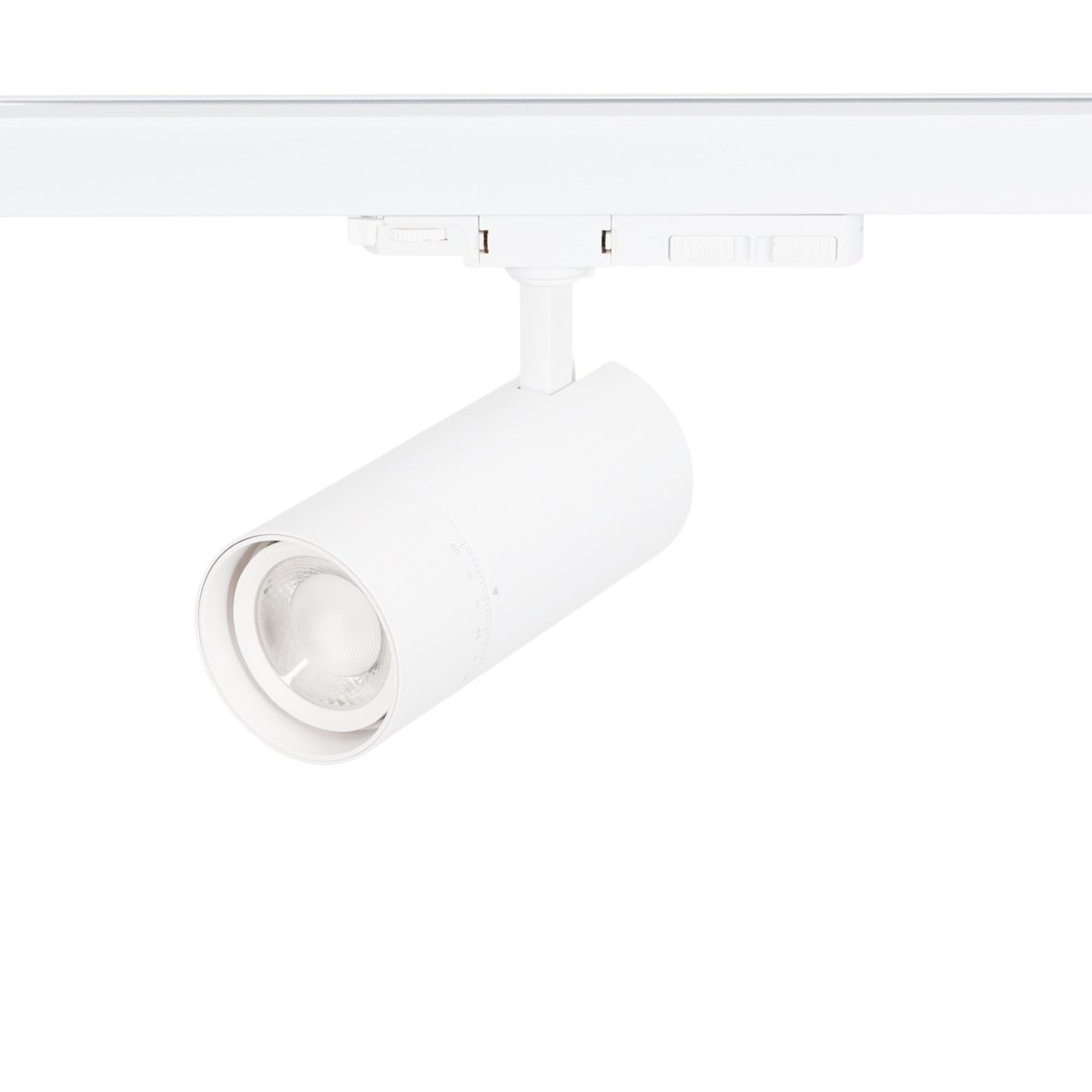 Proyector LED para carril trifásico - Potencia ajustable + ZOOM: 25W/30W/35W - CCT - Barcelona Led-