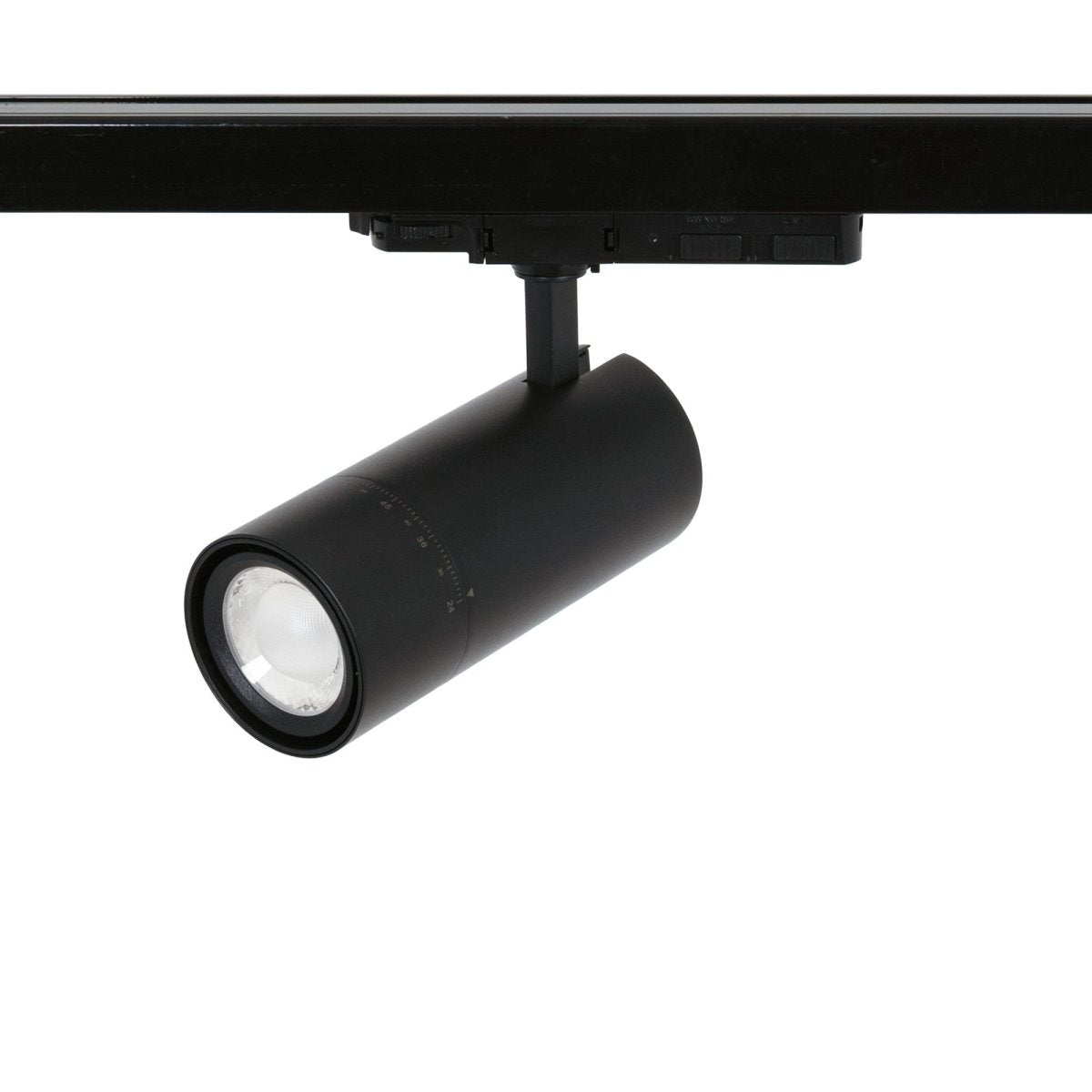 Proyector LED para carril trifásico - Potencia ajustable + ZOOM: 25W/30W/35W - CCT - Barcelona Led-