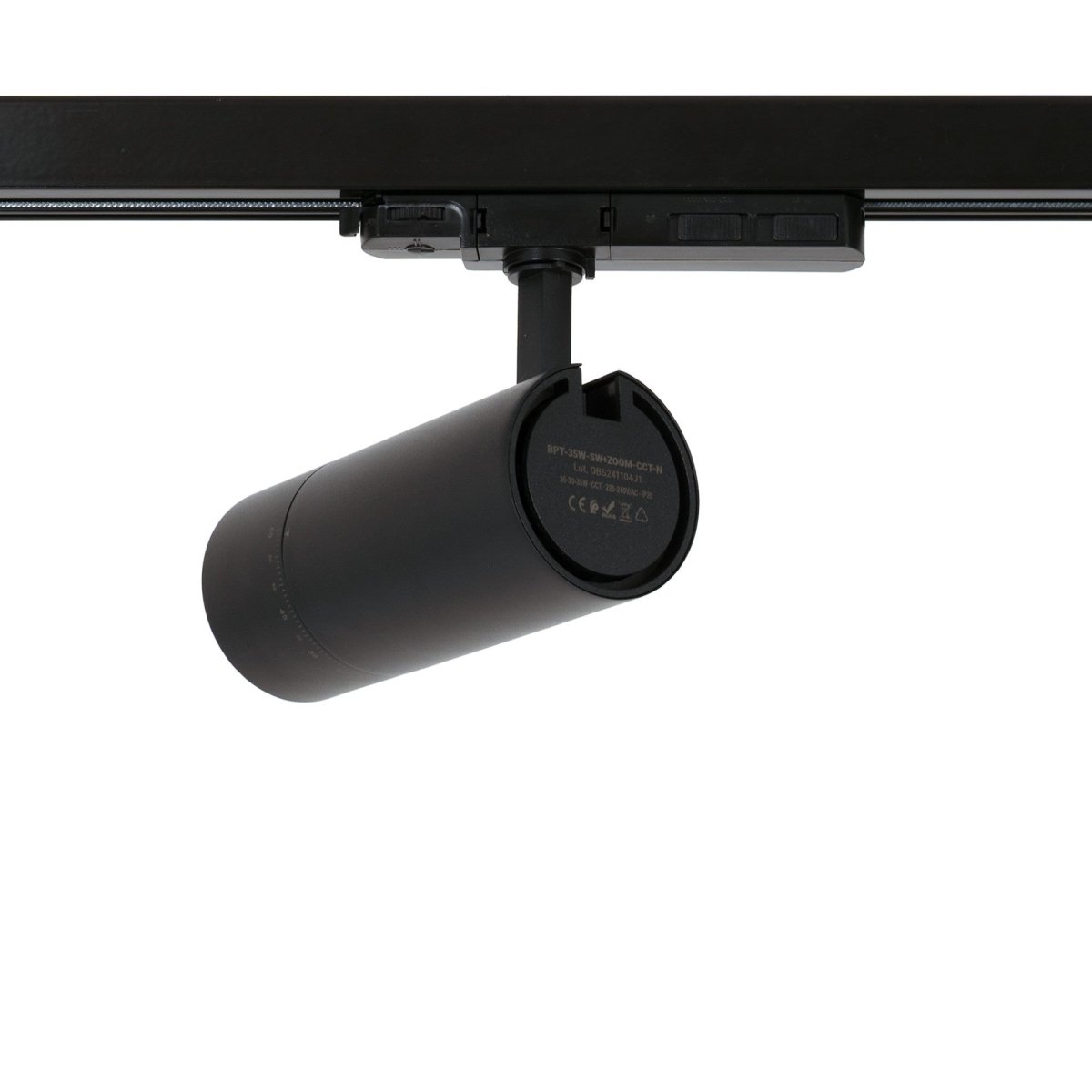 Proyector LED para carril trifásico - Potencia ajustable + ZOOM: 25W/30W/35W - CCT - Barcelona Led-