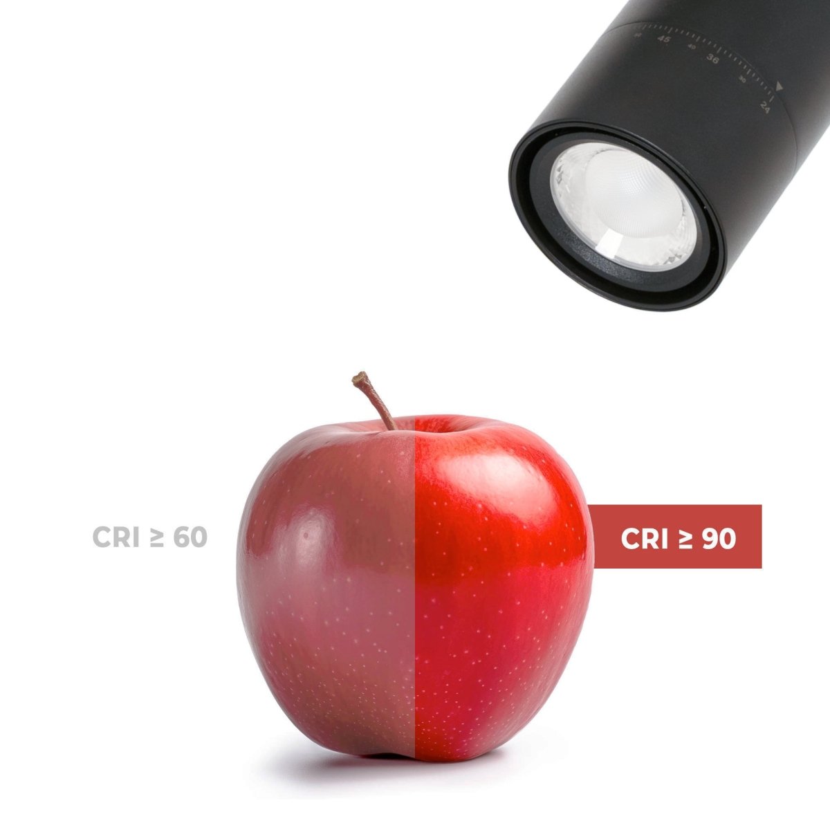 Proyector LED para carril trifásico - Potencia ajustable + ZOOM: 25W/30W/35W - CCT - Barcelona Led-