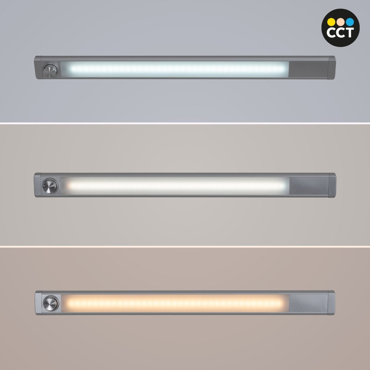 Regleta LED bajo mueble - 8W - CCT - Intensidad regulable - 60cm - Barcelona Led-