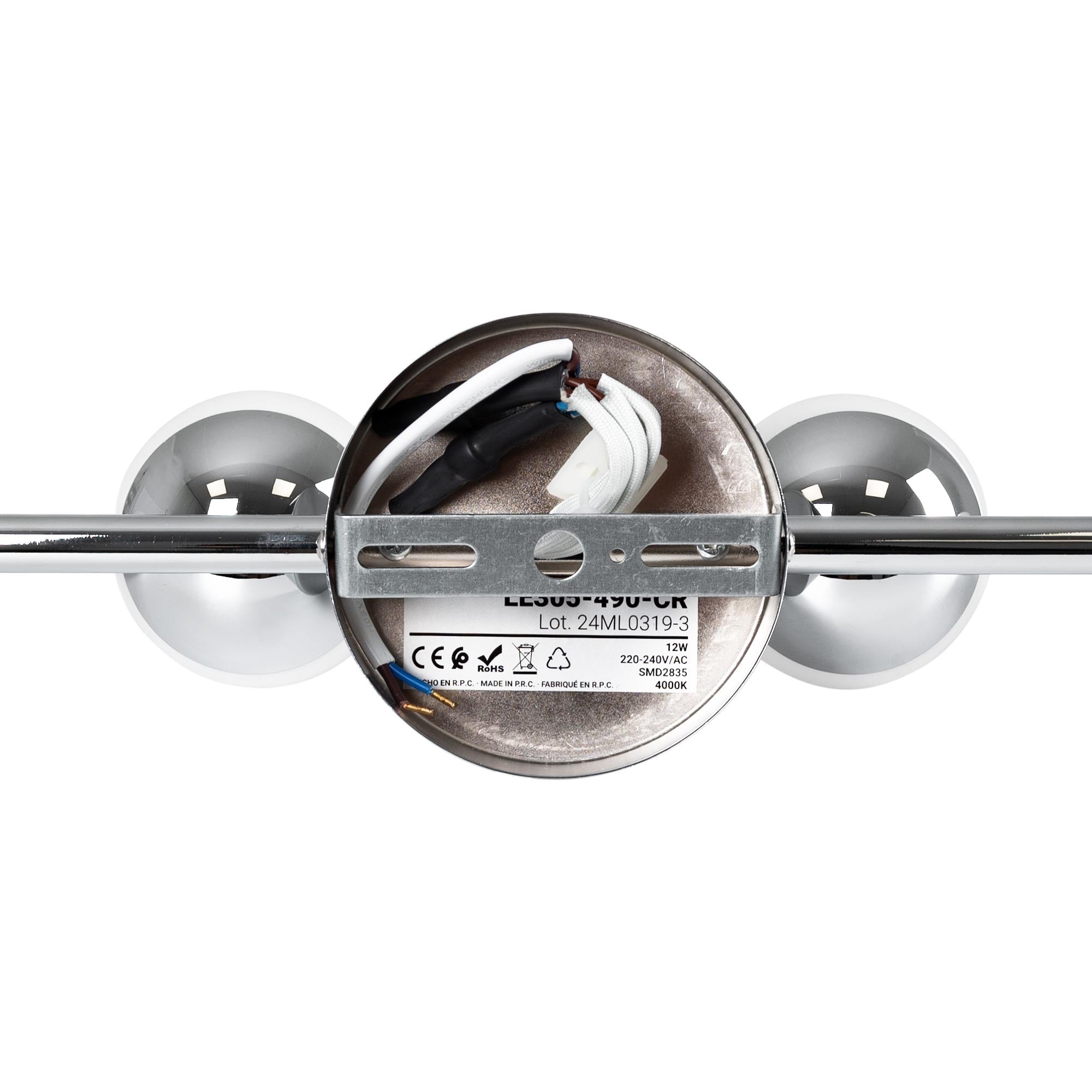 Aplique LED para baño - Esferas frontales - 12W - 4000K (13)