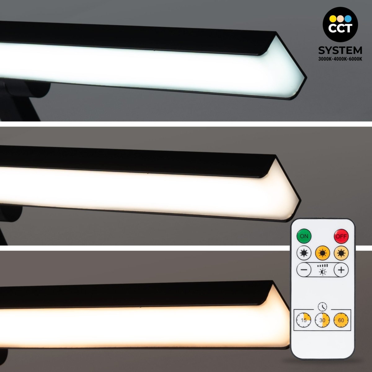 Aplique LED 4W con batería - Mando a distancia - CCT + DIM + Temporizador - Barcelona Led-Decoración