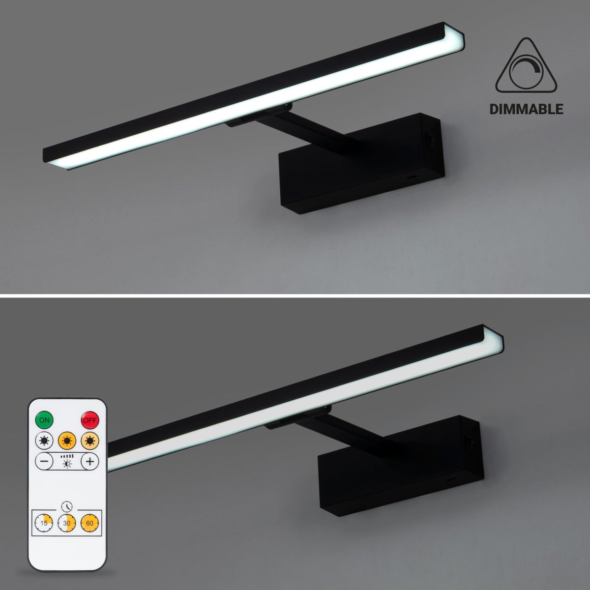 Aplique LED 4W con batería - Mando a distancia - CCT + DIM + Temporizador - Barcelona Led-Decoración