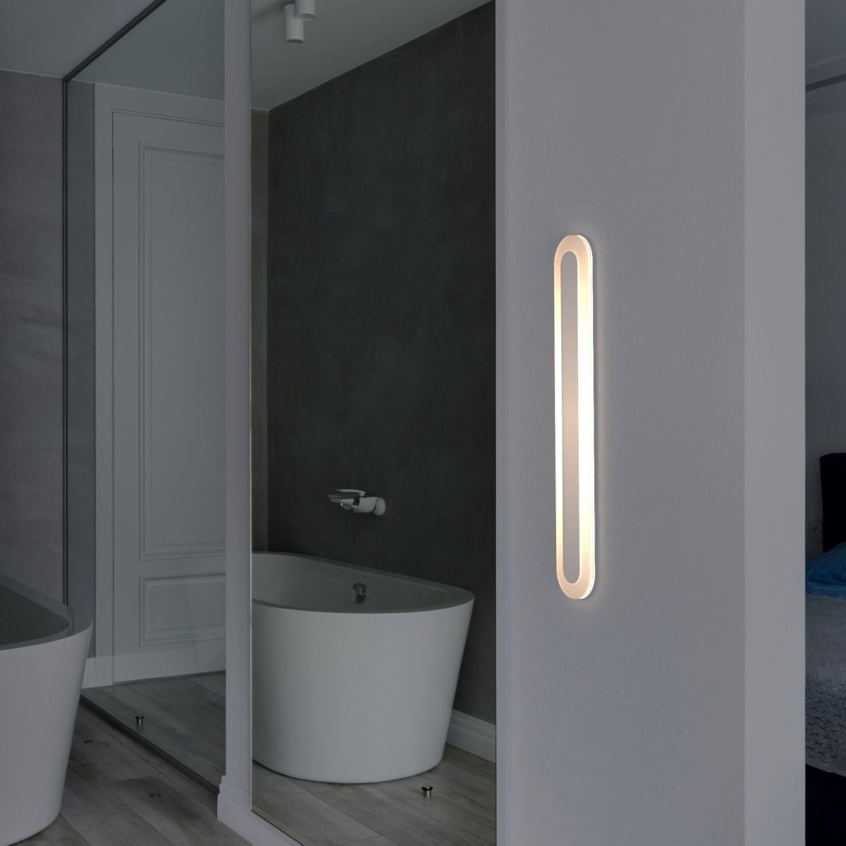 Aplique de pared para baño - 10W - 60 cm - 4000K - Barcelona Led-Decoración