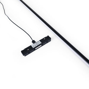 Lámpara colgante LED vertical para carril magnético - 48V - 15W - 2800K - Negra (2)