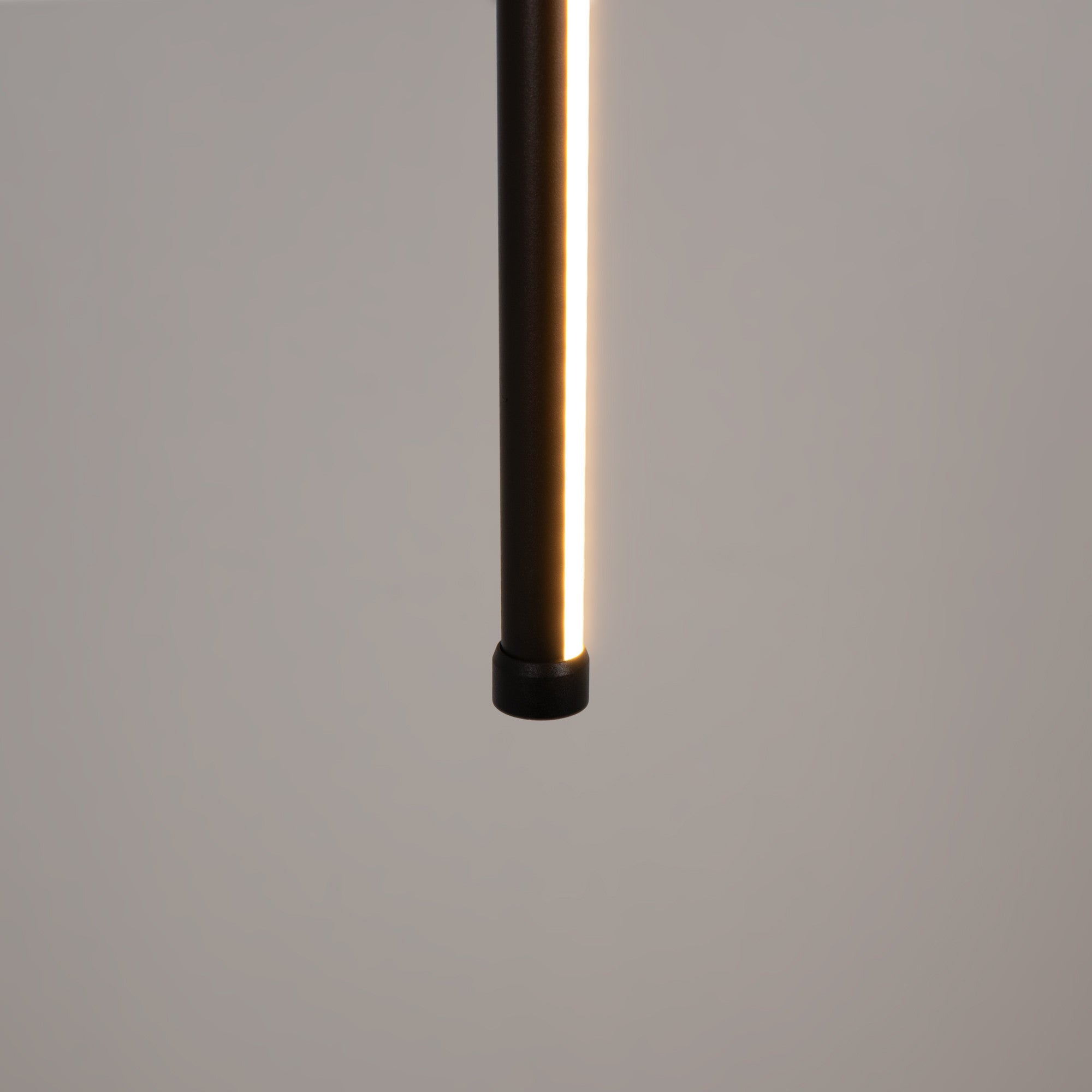 Lámpara colgante LED vertical para carril magnético - 48V - 15W - 2800K - Negra (3)