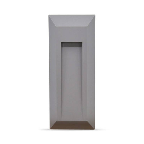 Baliza LED de superfície 1W retangular para exterior - IP65