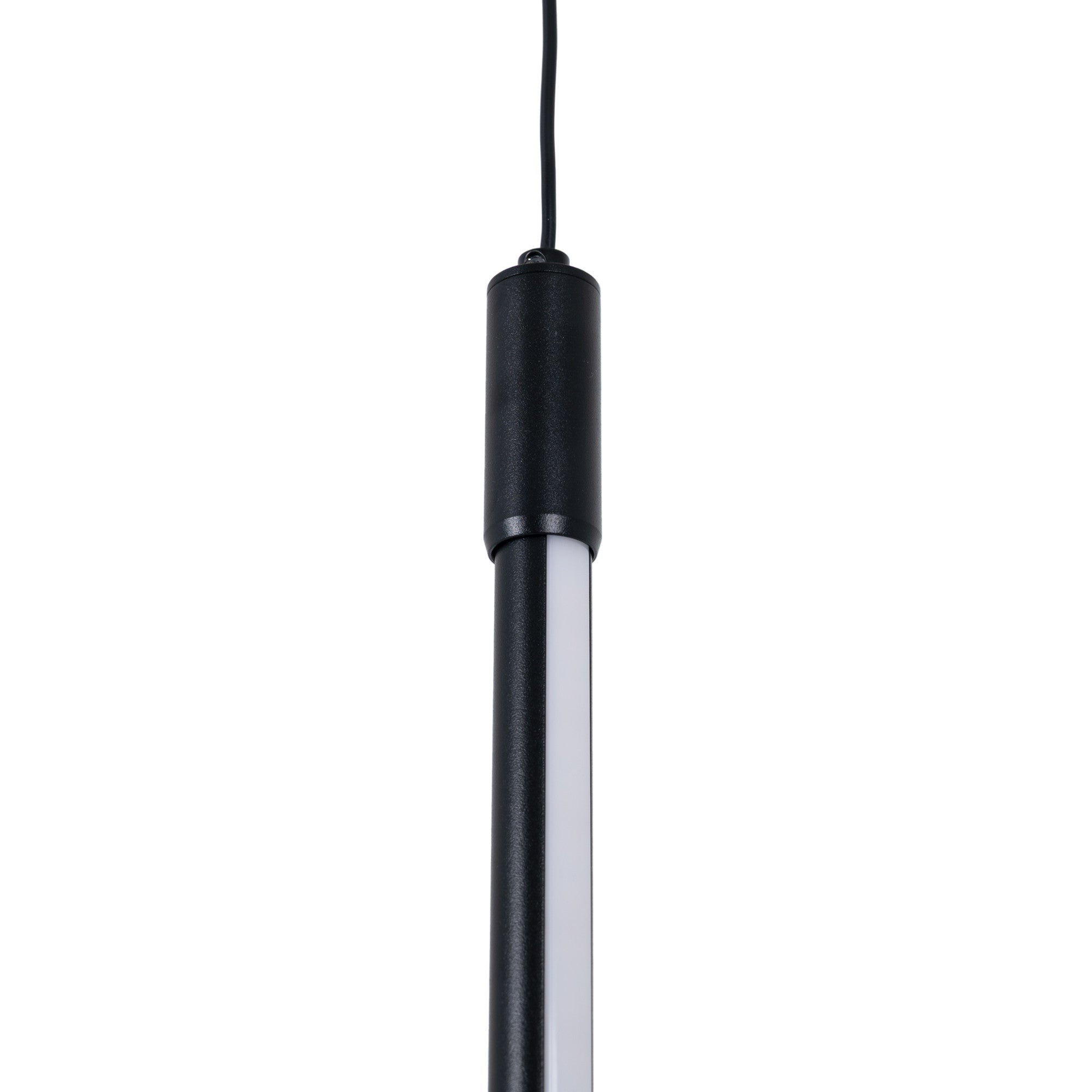 Lámpara colgante LED vertical para carril magnético - 48V - 15W - 2800K - Negra (5)