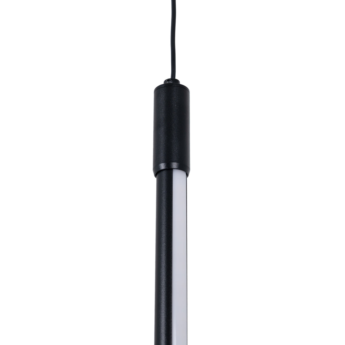 Lámpara colgante LED vertical para carril magnético - 48V - 15W - 2800K - Negra (5)