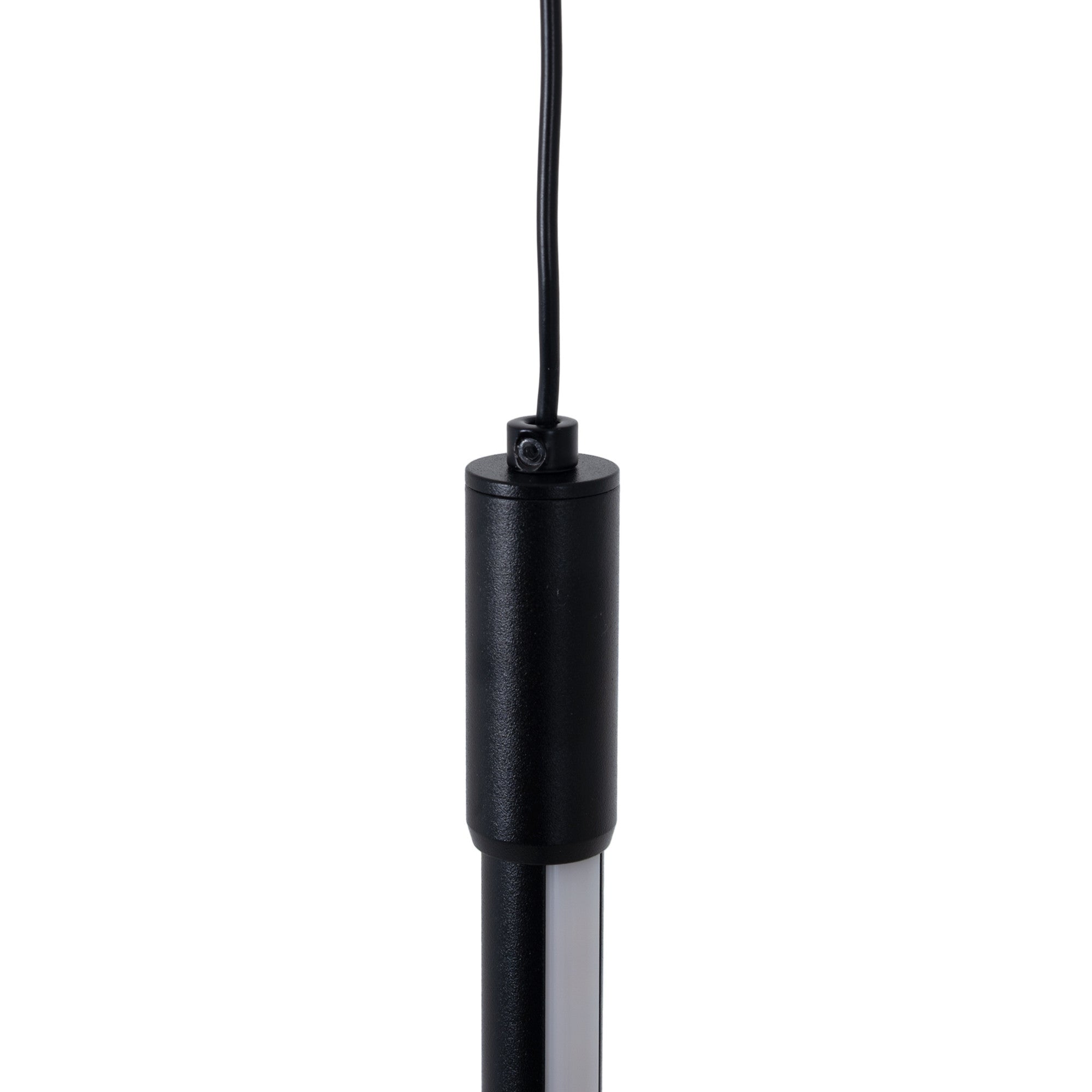 Lámpara colgante LED vertical para carril magnético - 48V - 18W - 2800K - Negra (12)