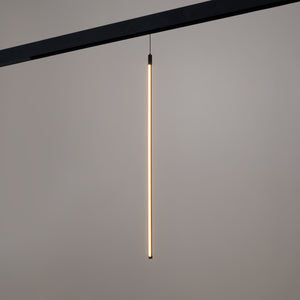 Lámpara colgante LED vertical para carril magnético - 48V - 15W - 2800K - Negra (7)